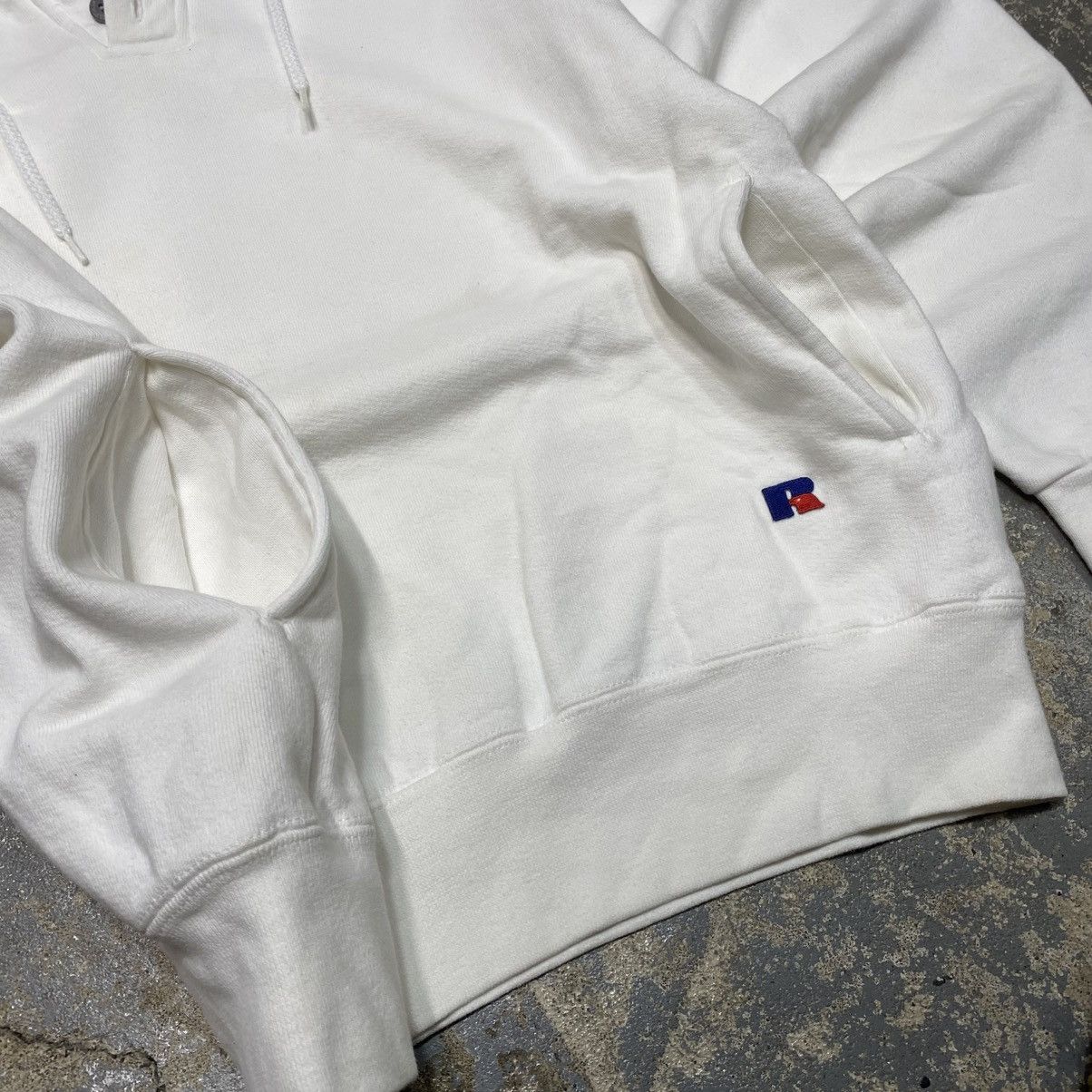 Russell Athletic × Vintage Vintage Russell Athletic White Blank Boxy Hoodie USA Size US M / EU 48-50 / 2 - 6 Thumbnail