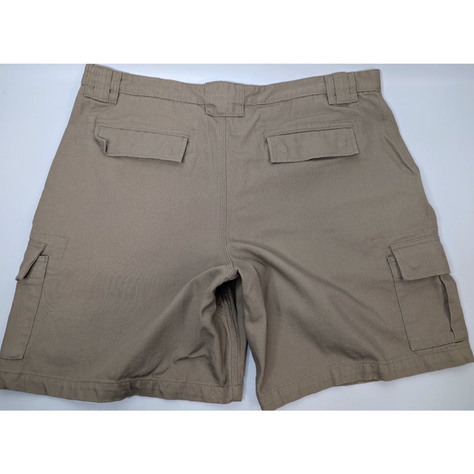 Duluth Trading Company Duluth Trading Shorts Mens 42 Khaki Cargo Utility Heavyweight Workwear Pockets Cargo Pocket Canvas Cotton Brown Regular Mens Shorts Size US 42 / EU 58 - 2 Thumbnail