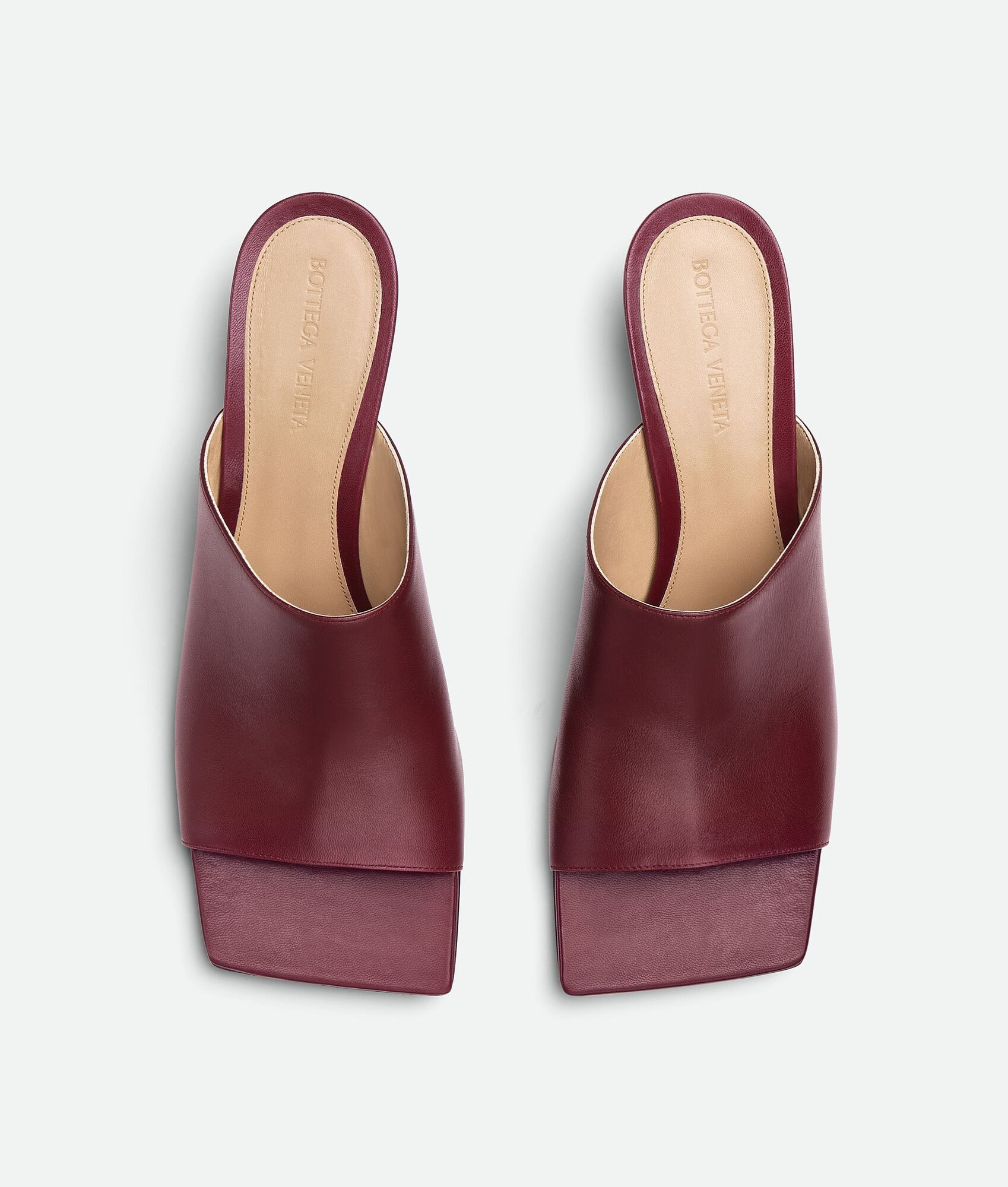 Bottega Veneta o1n1vont1024 Stretch Sandals Mules in Merlot Size US 8 / IT 38 - 4 Thumbnail