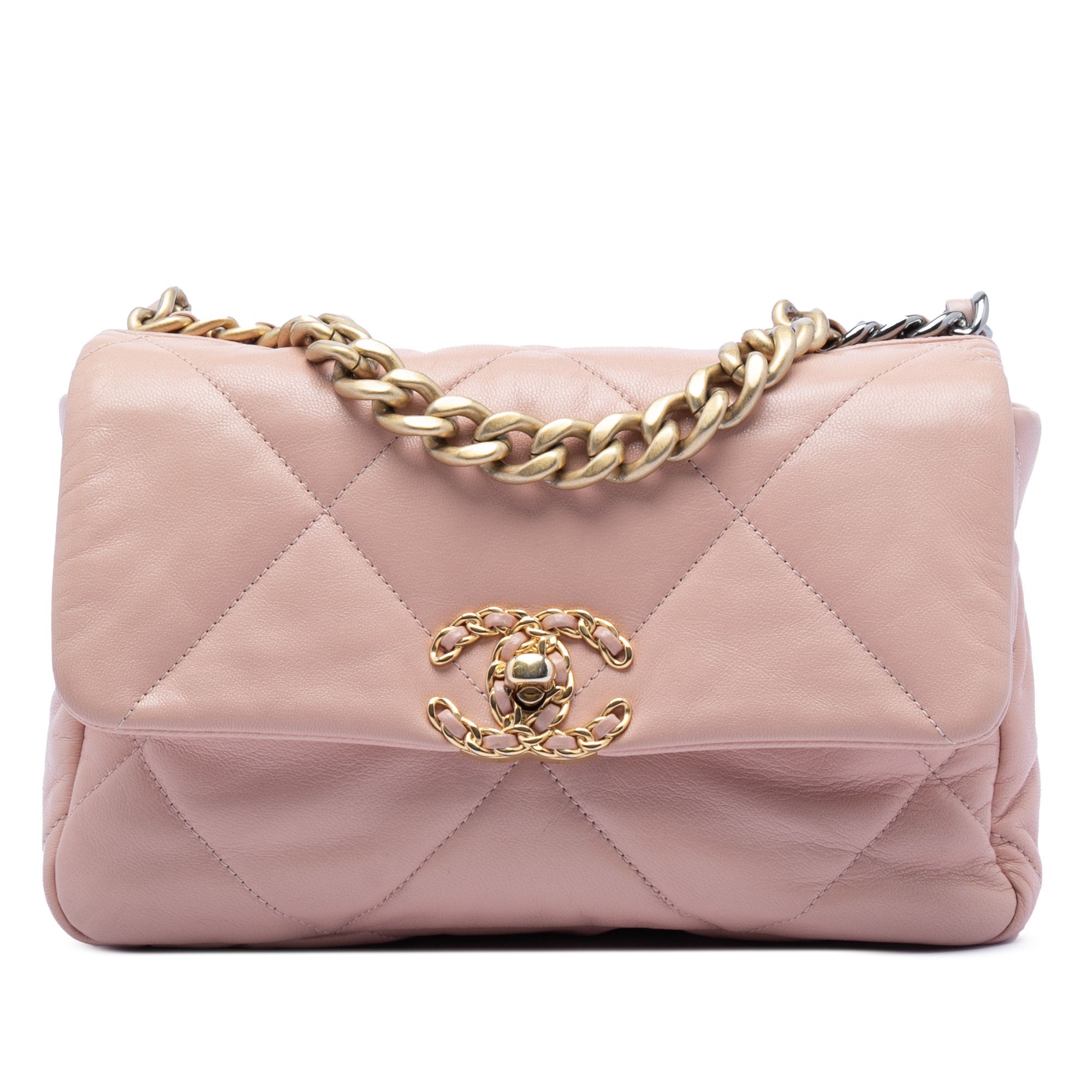 Chanel Chanel Medium Lambskin 19 Flap Size ONE SIZE - 1 Thumbnail