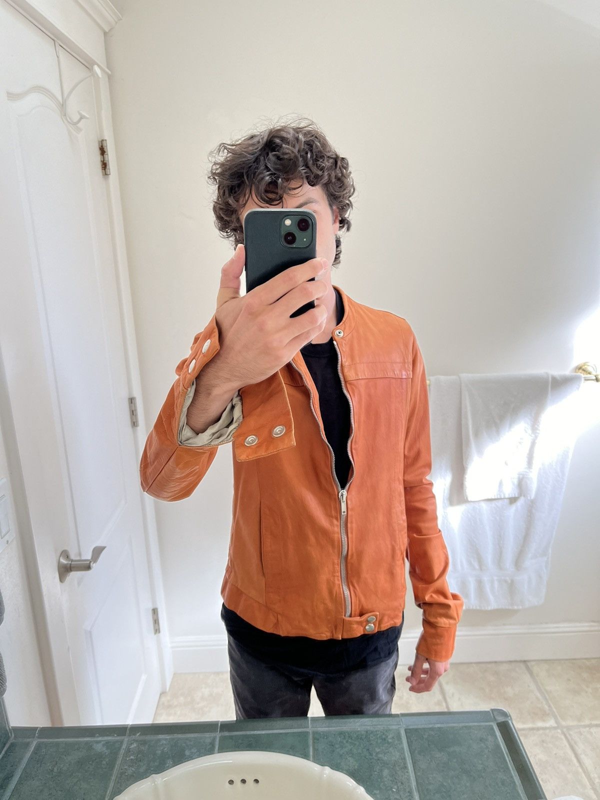 Rick Owens Rick Owens Buffalo Leather Jacket Size US XS / EU 42 / 0 - 7 Thumbnail