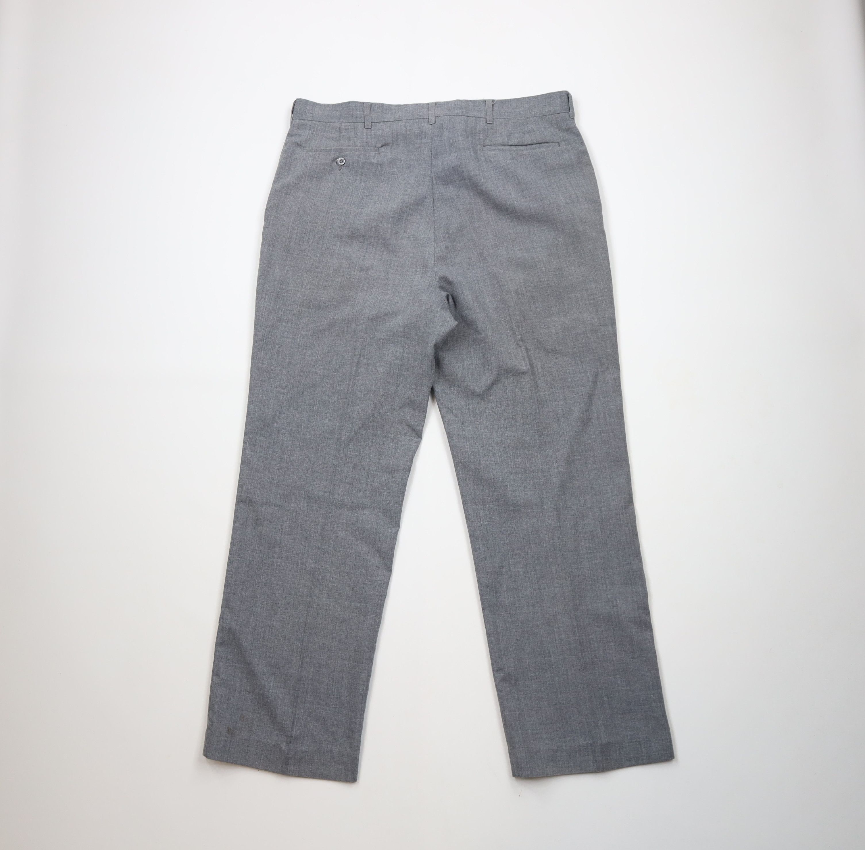 Vintage Vintage 70s Streetwear Flared Wide Leg Chino Pants Gray Size US 36 / EU 52 - 11 Thumbnail