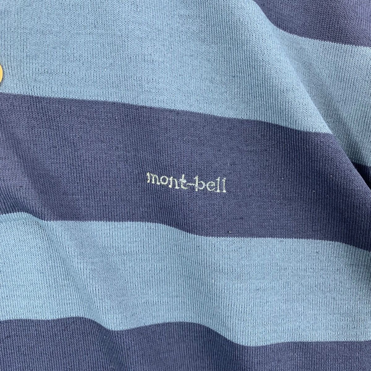 Montbell Vintage MONTBELL OUTDOOR Striped Rugby Collar Polo Tee Shirt Size US L / EU 52-54 / 3 - 3 Thumbnail