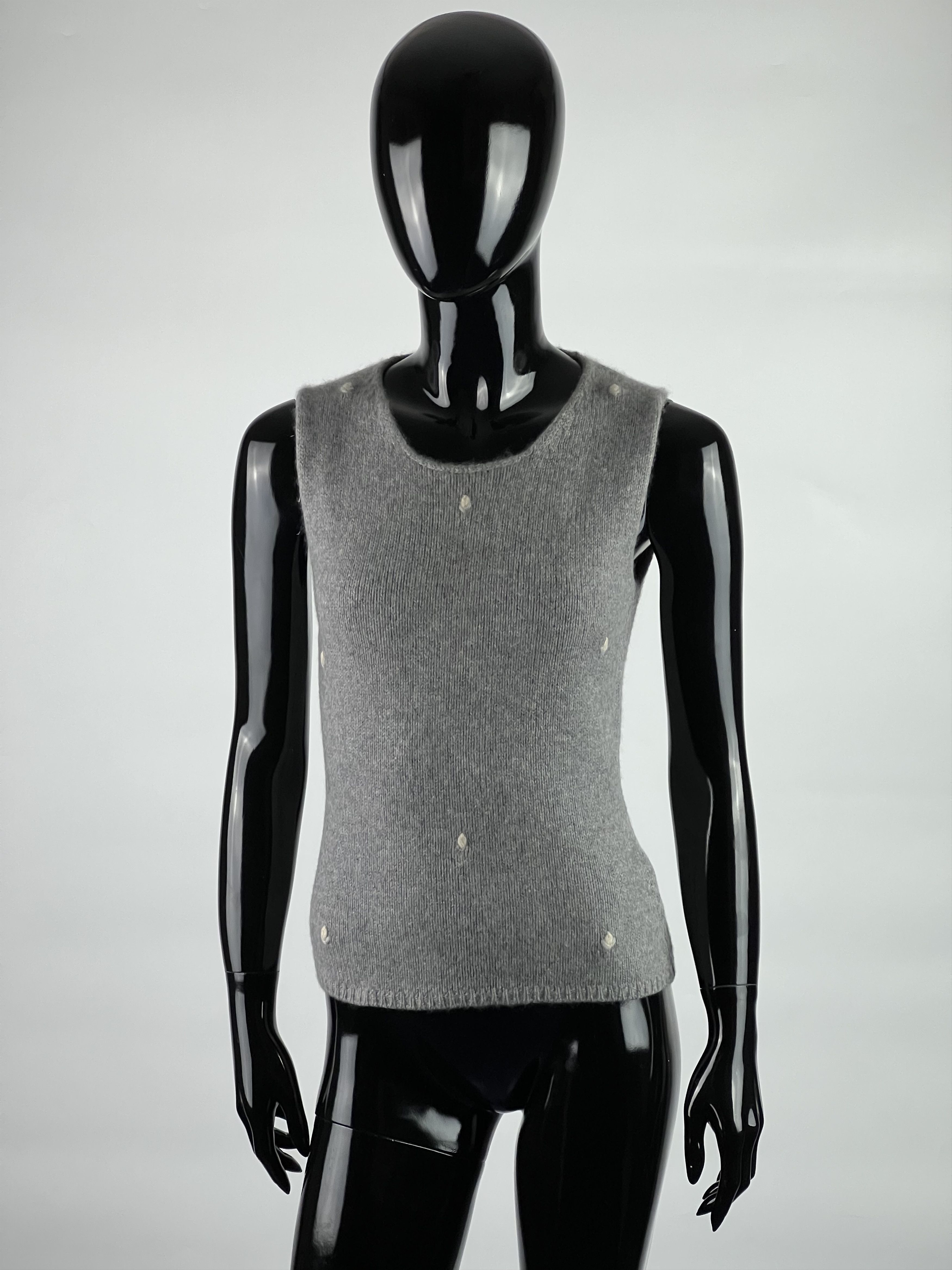 Other Tessitore Gray 100% Cashmere Top Size IT44 Size M / US 6-8 / IT 42-44 - 1 Thumbnail