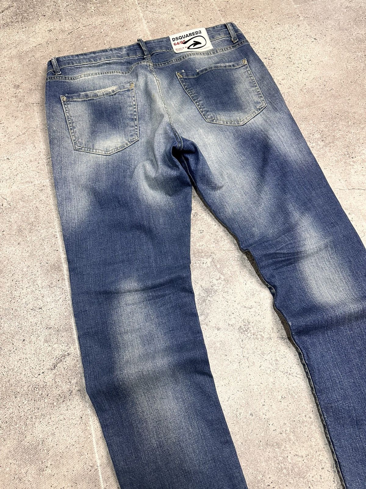 Dsquared2 Dsquared2 distressed denim pants baggy ripped y2k style Size US 38 / EU 54 - 11 Thumbnail