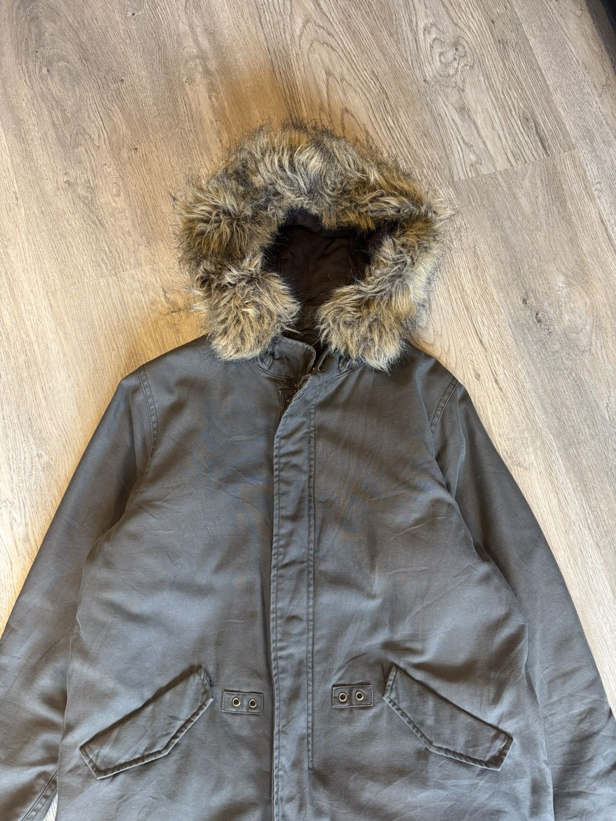 Japanese Brand HEAVY FUR HOODIE JACKET BY EARTH SPICE Size US M / EU 48-50 / 2 - 2 Thumbnail