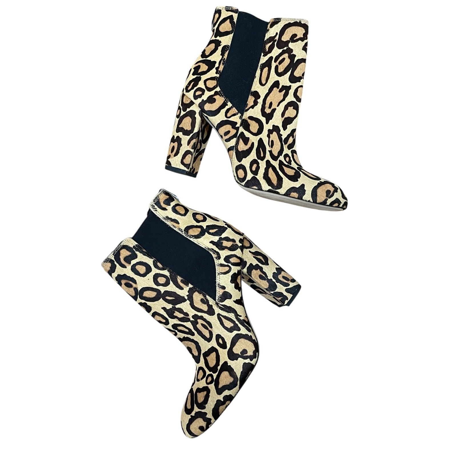 Sam Edelman Sam Edelman Womens Case Nude Leopard Print Fur Bootie Size 8 Size US 8 / IT 38 - 9 Thumbnail