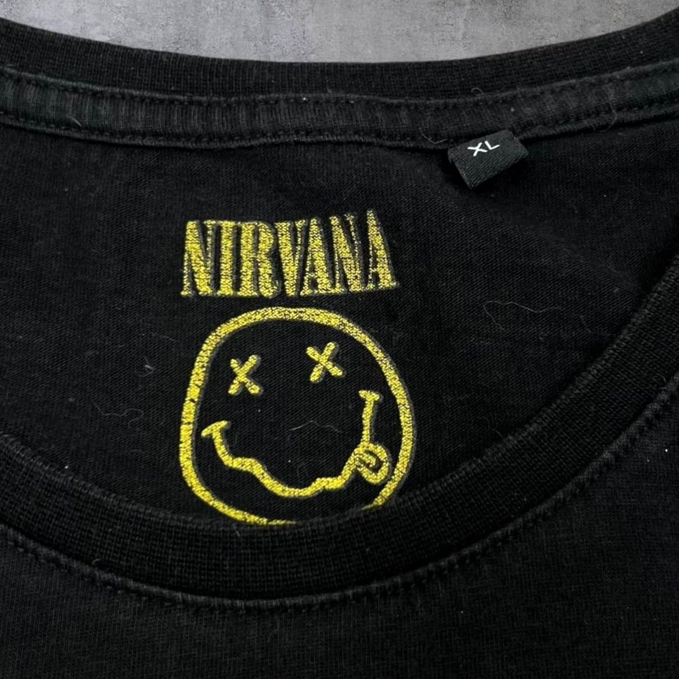 Logo 7 Nirvana T-Shirt Medium Black Grunge Alternative Rock Music Band Logo Graphic Size US M / EU 48-50 / 2 - 4 Thumbnail