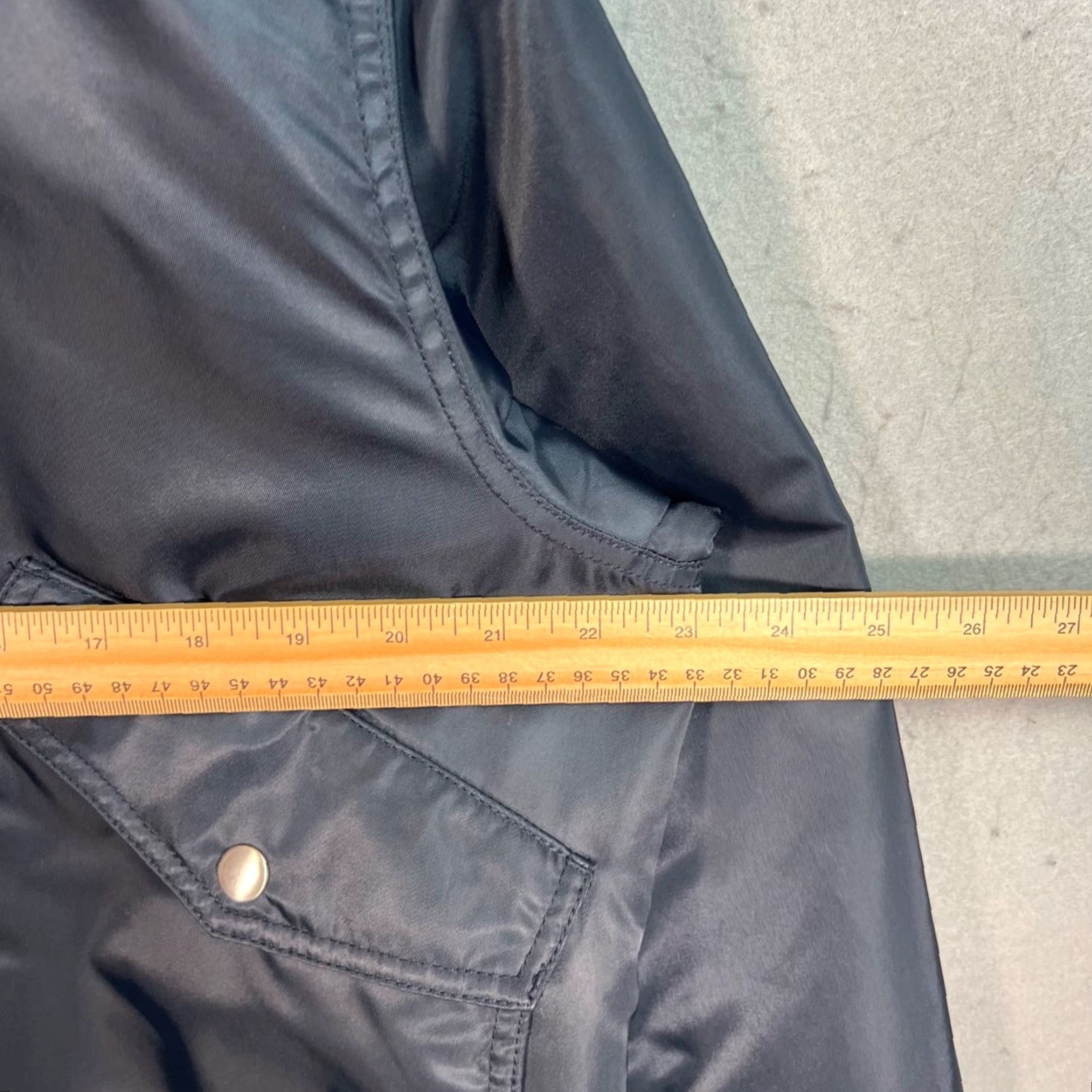 J.Crew J. Crew Mens Blue Hooded Bomber Jacket Large Nylon/Polyester Ribbed Hem & Cuffs Size US L / EU 52-54 / 3 - 5 Thumbnail