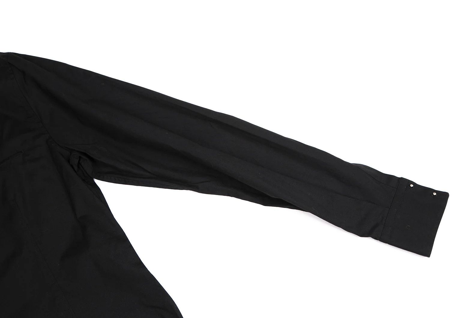 Jean Paul Gaultier Cotton Broad Shirt with Grommet Buttons in Black 48 Size US M / EU 48-50 / 2 - 8 Thumbnail