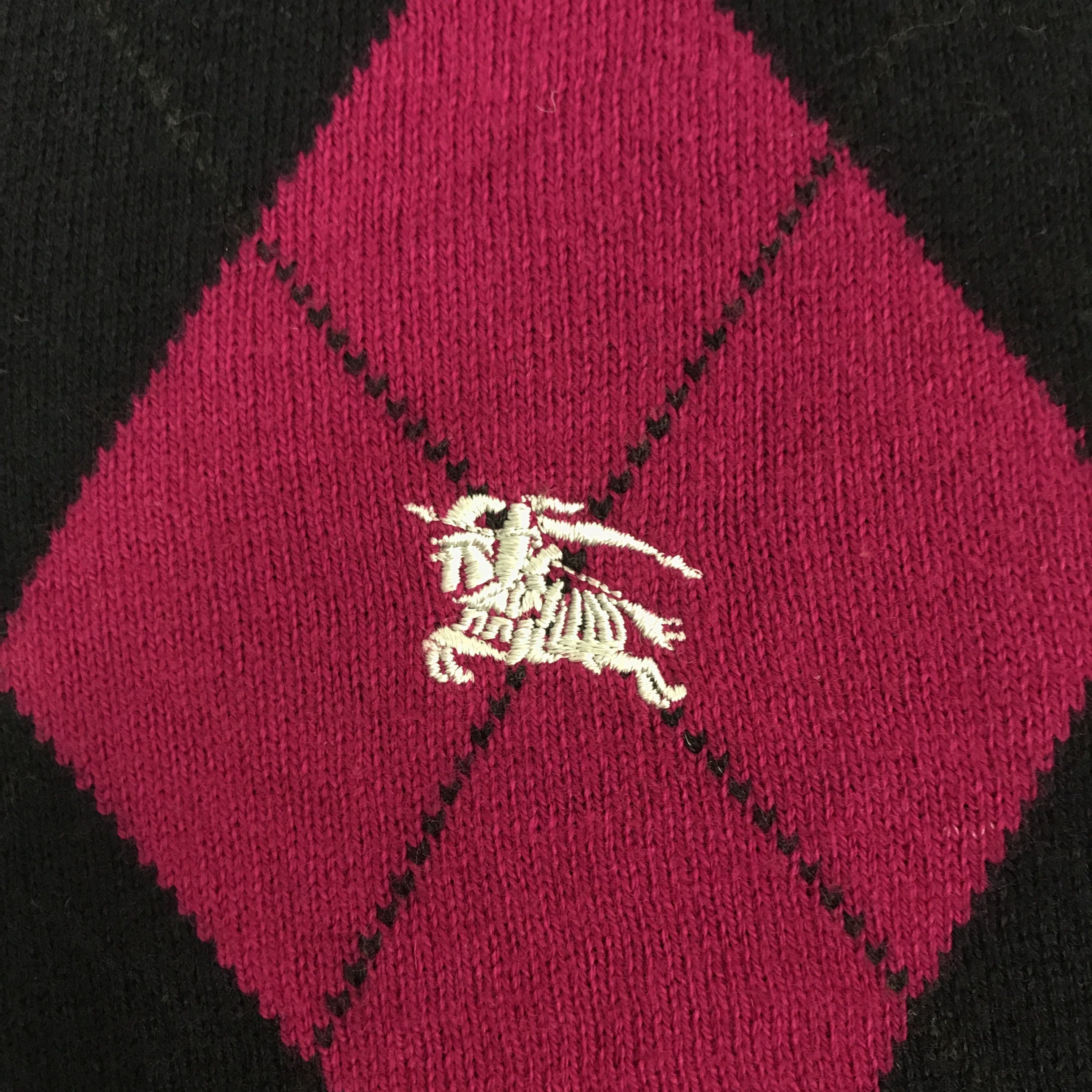 Black Label × Burberry × Vintage Vintage Burberry Black Label V Collar Knitwear Size US M / EU 48-50 / 2 - 10 Thumbnail
