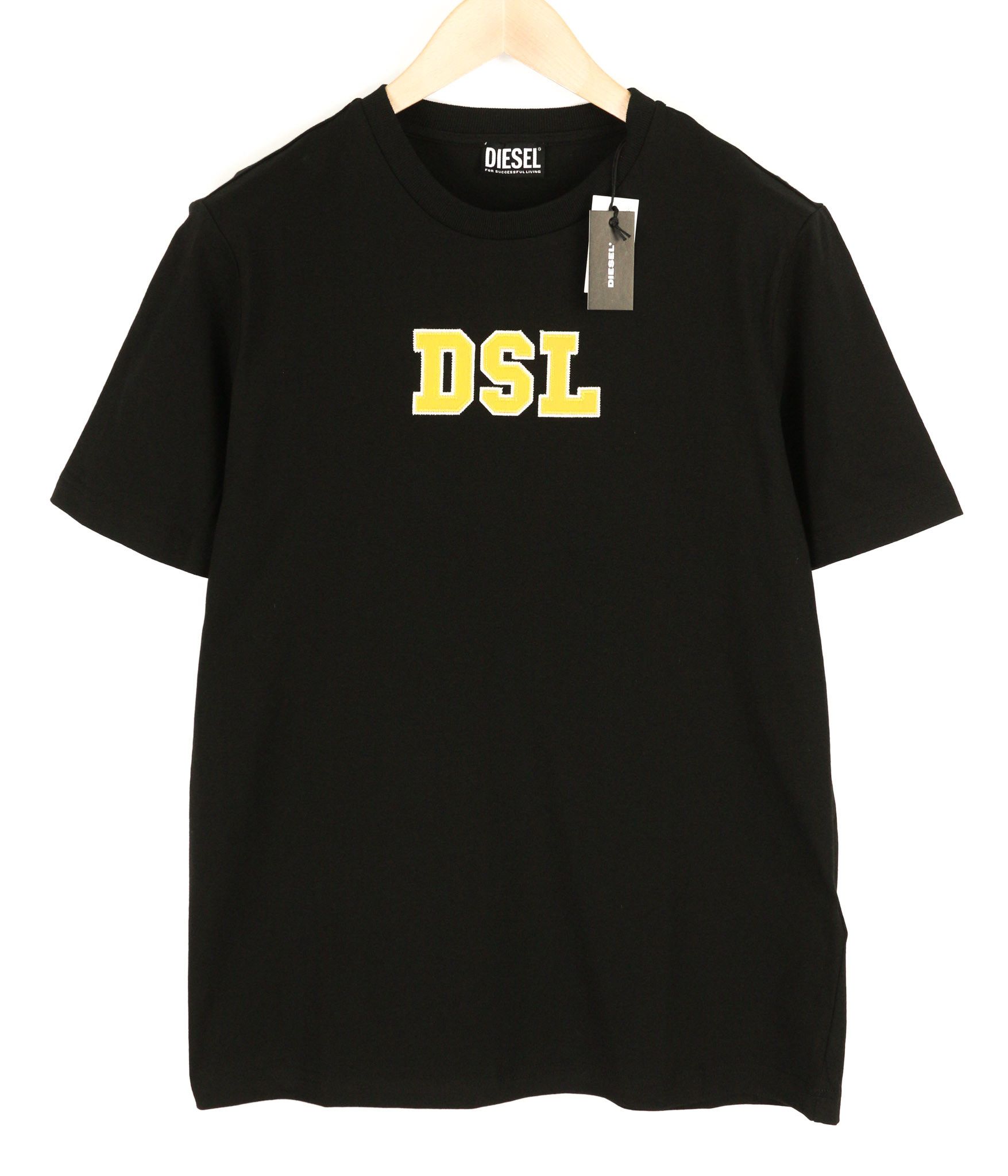 Diesel T-JUST-B85 M Black Short Sleeve Tricot Logo 40328 Size US M / EU 48-50 / 2 - 1 Thumbnail