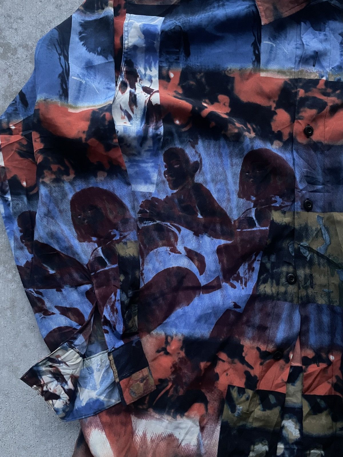 Diesel Y2K vintage all over print button up Size US XL / EU 56 / 4 - 2 Thumbnail