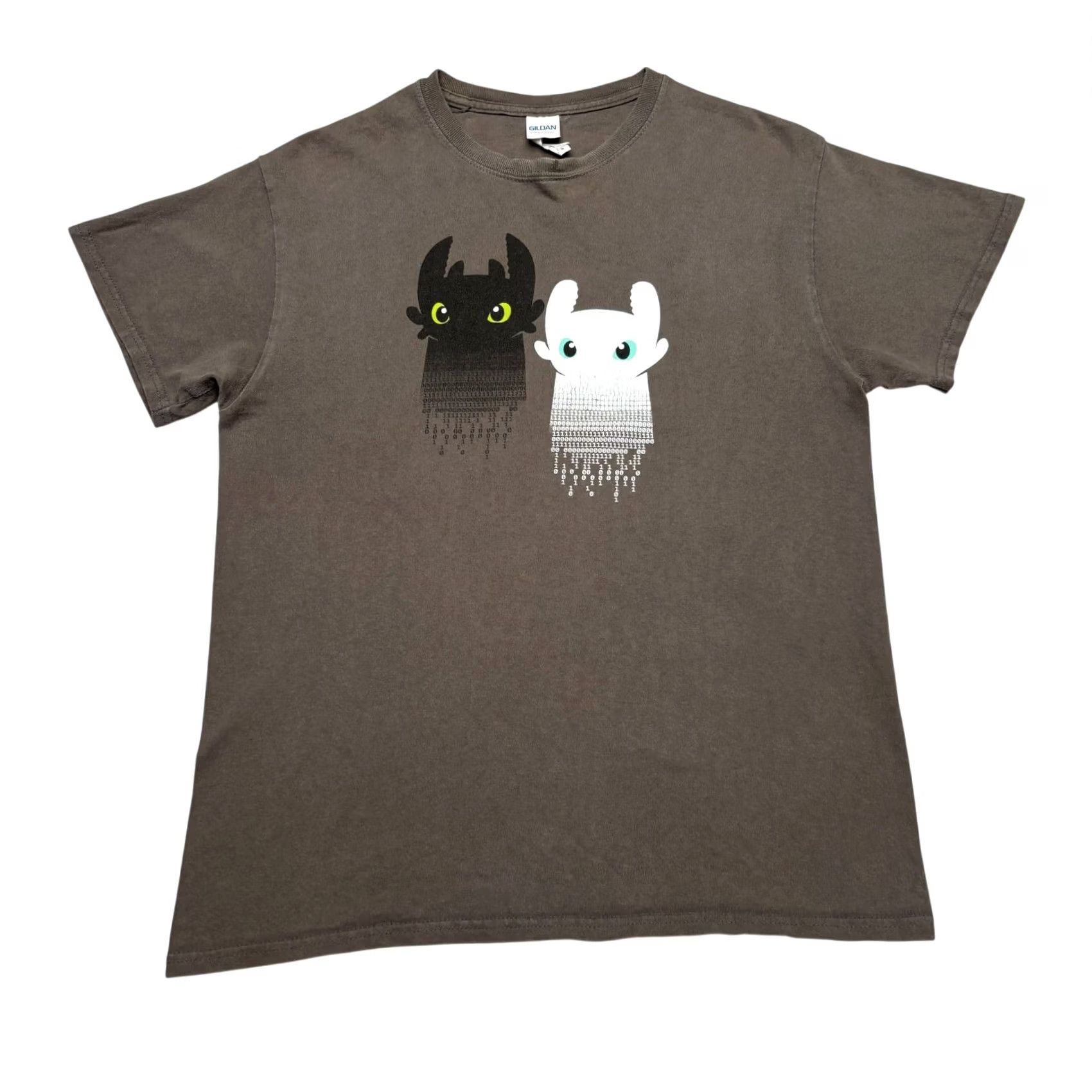 Gildan Dreamworks How to Train Your Dragon Cast & Crew Tee Shirt M Animation Shirt Men Brown Woven Gildan Size US M / EU 48-50 / 2 - 2 Thumbnail