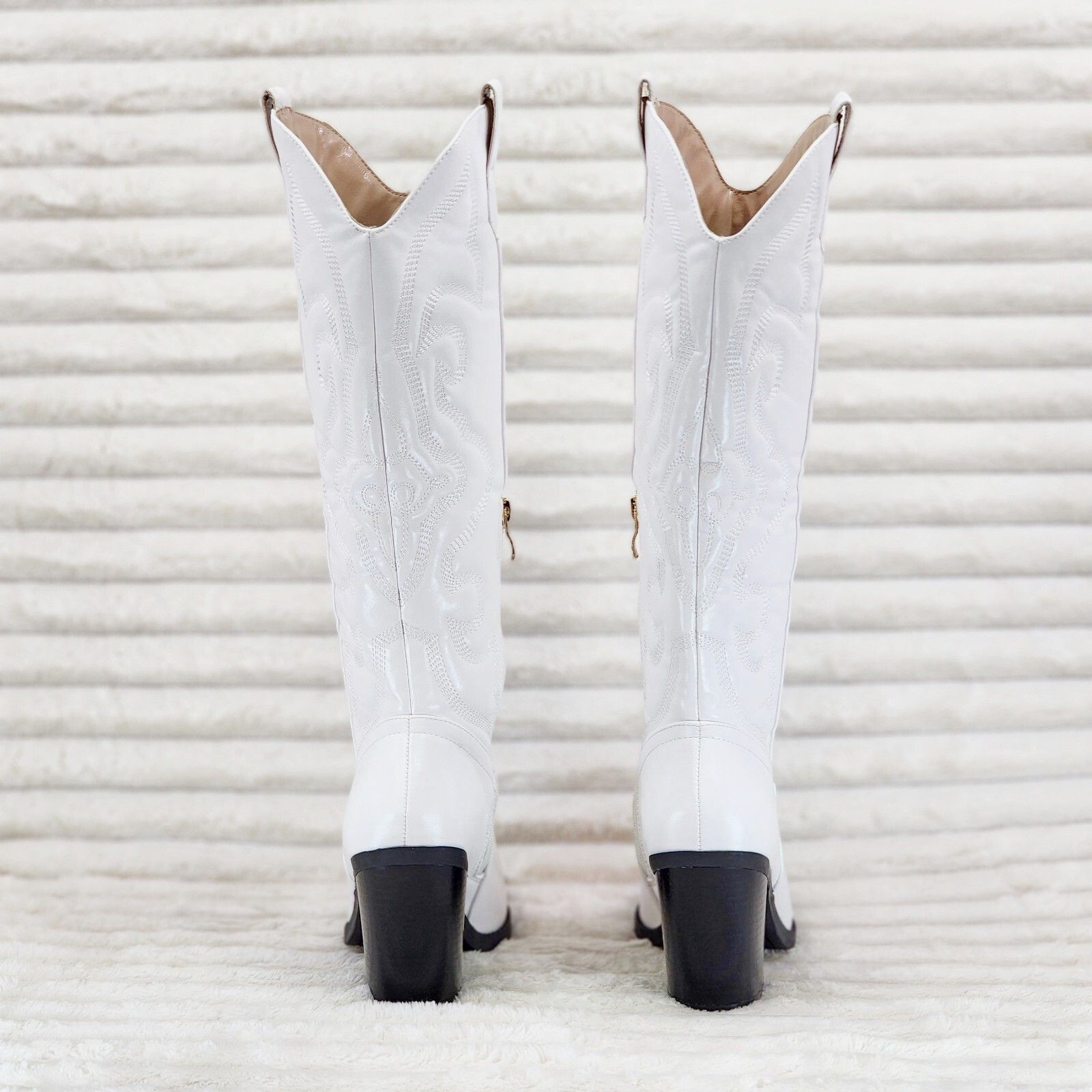 Other Electric Cowboy Faux Leather Matte Western Knee High Cowgirl Size US 7 / IT 37 - 5 Thumbnail