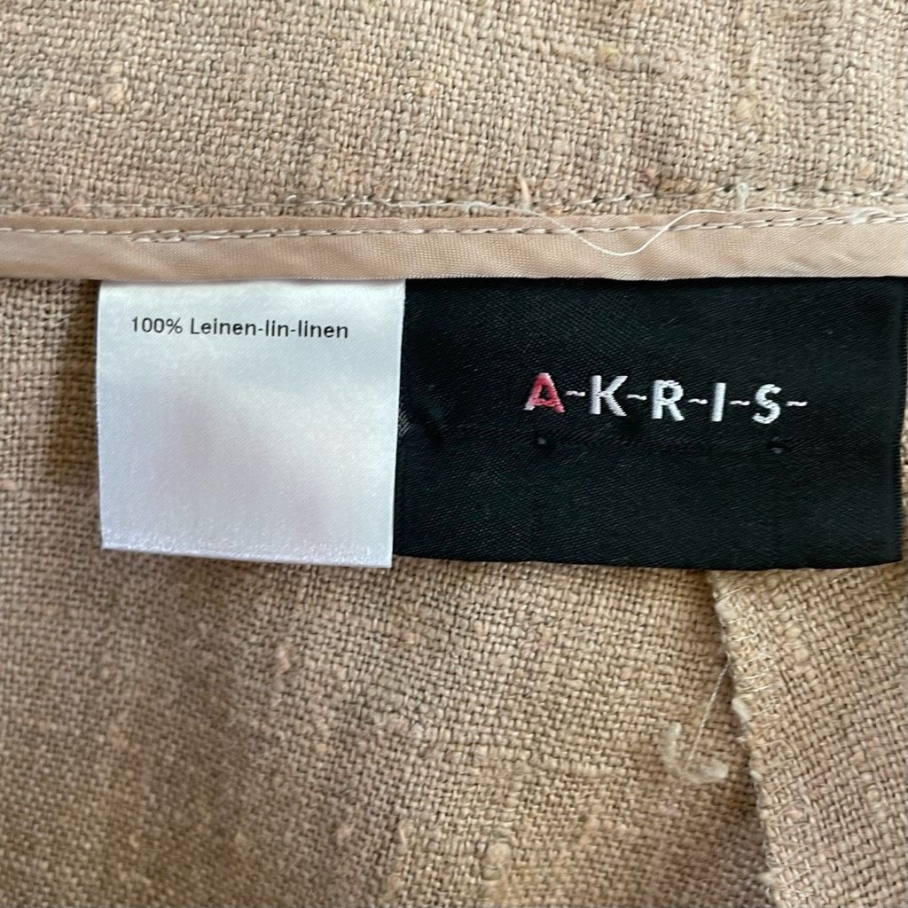 Akris Akris Nubby Linen Cuffed Side Zip Trousers Pants 12 Size 34" / US 12 / IT 48 - 8 Thumbnail