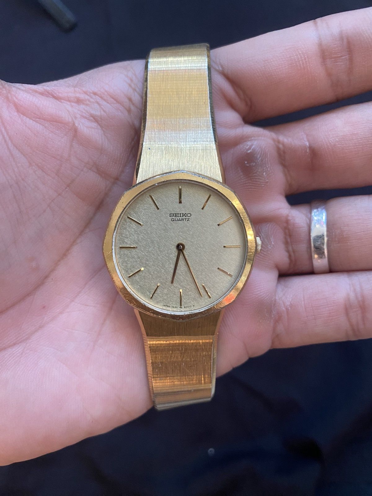 Japanese Brand × Seiko × Vintage Rare Vintage Seiko Octagonal Gold 7430 6000 Japan Size ONE SIZE - 3 Thumbnail