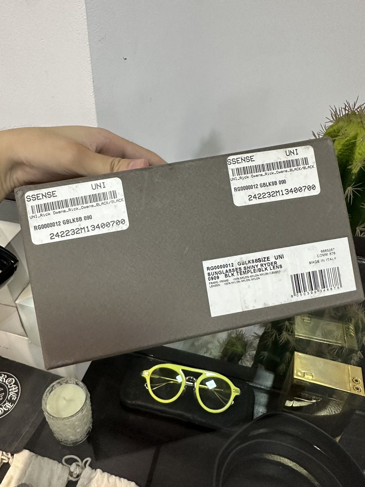 Rick Owens Rick Owens Ryder Sunglasses Size ONE SIZE - 6 Thumbnail