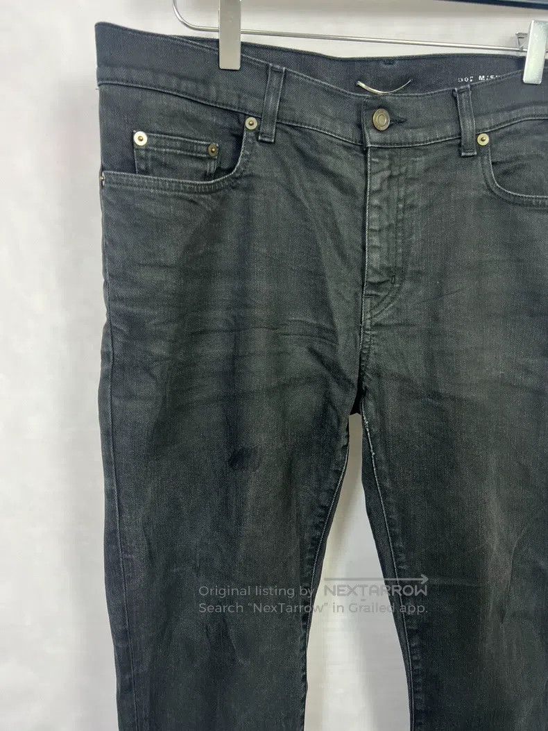 Saint Laurent Paris Saint Laurent Paris Black Basic Denim Pants Size US 34 / EU 50 - 3 Thumbnail