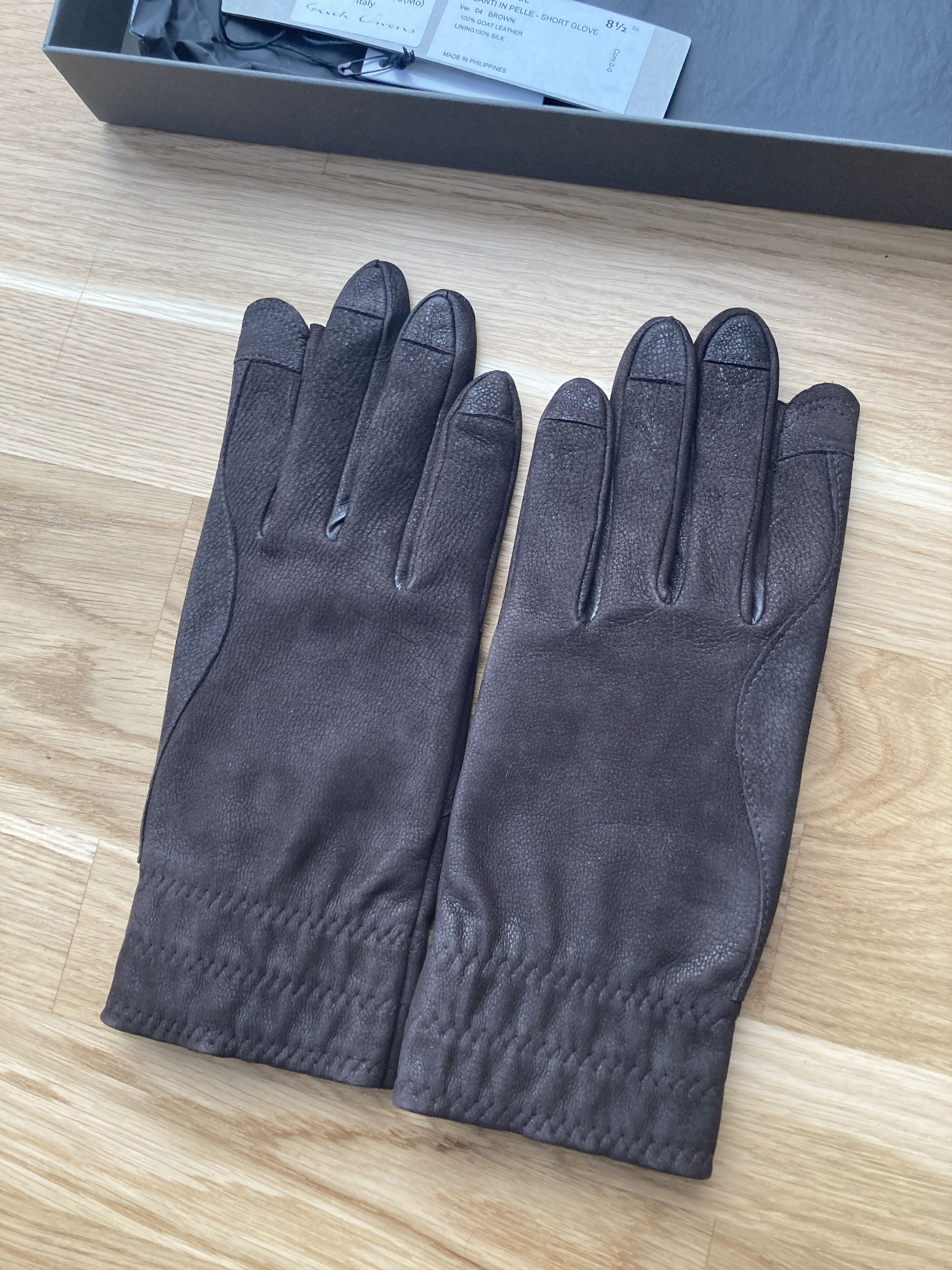 Rick Owens F/W 16 "MASTODON" Runway Goat Leather Gloves Rick Owens Size ONE SIZE - 8 Thumbnail