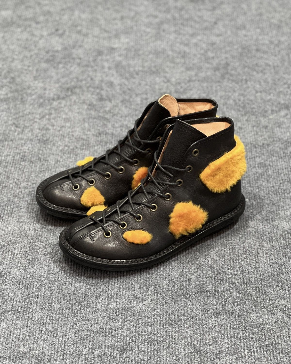 Trippen Trippen Spock_f Black-yellow boot shoes Size US 8 / EU 41 - 1 Thumbnail
