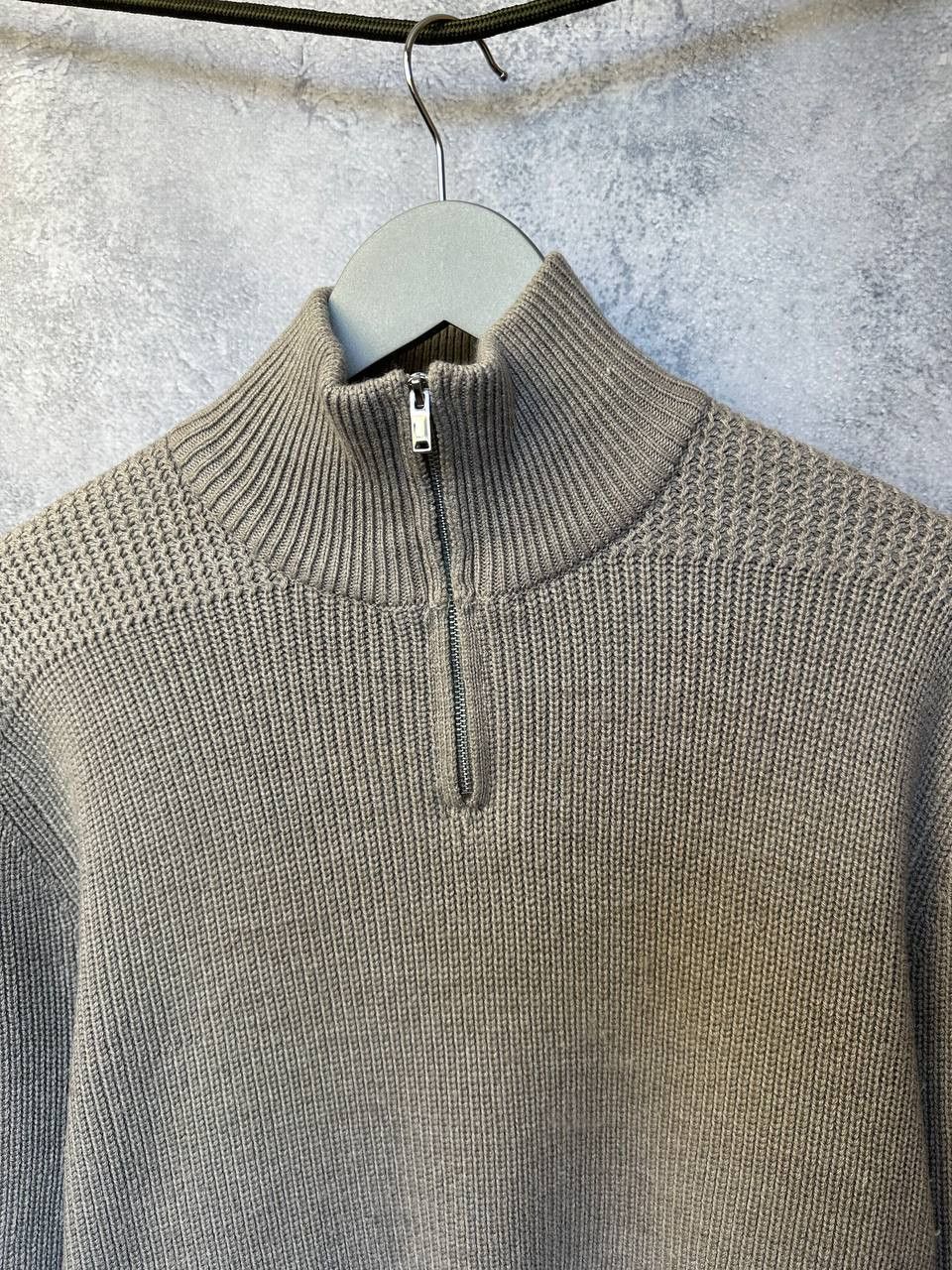 Reiss Reiss Fort 1/4 Zip Knit Sweater Beige Long Sleeve Jumper Size US L / EU 52-54 / 3 - 5 Thumbnail