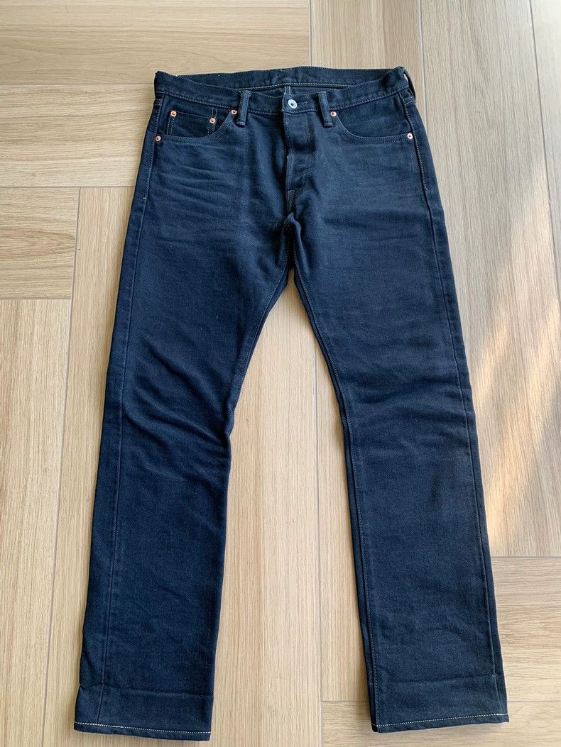 Iron Heart Classic 21oz heavyweight Indigo Snake 555 high