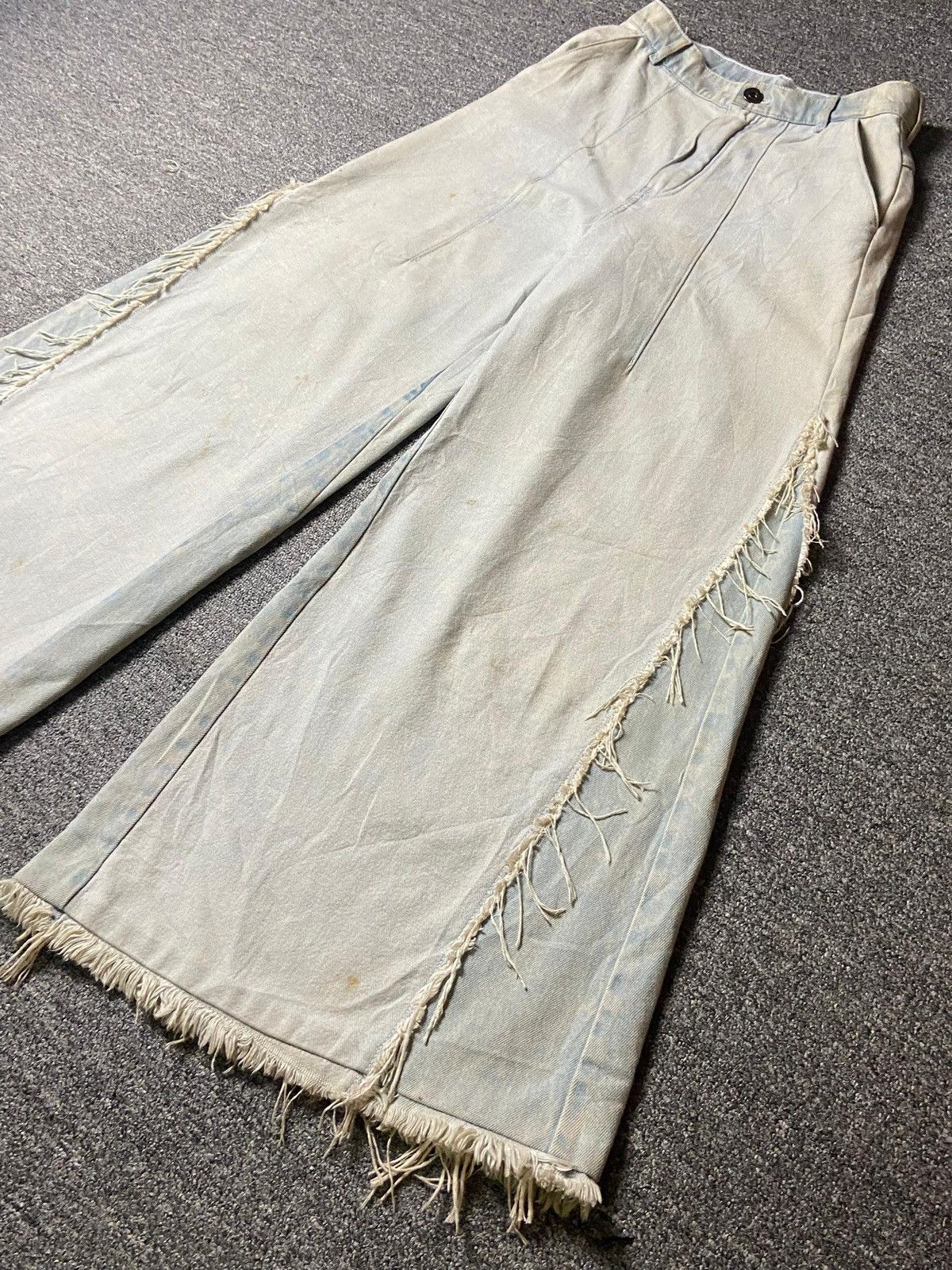 Japanese Brand × Seditionaries × Vintage Chloe Pre-Owned Flared Wide Leg Jeans (131) Size 27" / US 4 / IT 40 - 11 Thumbnail