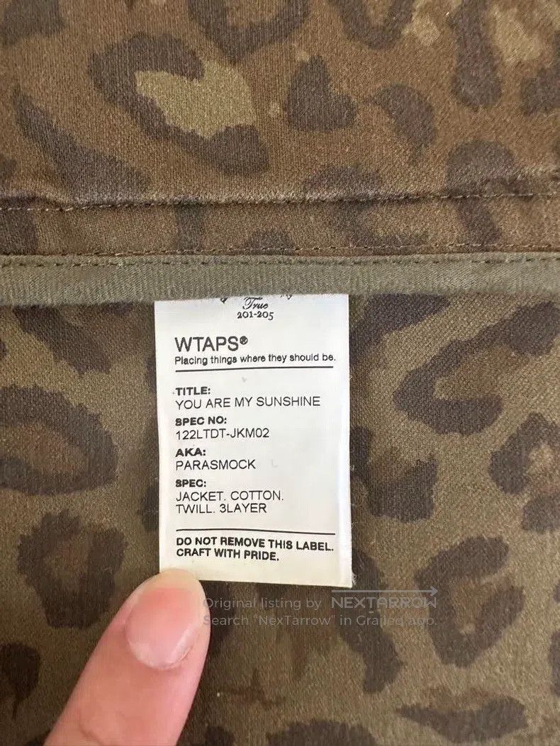 Wtaps Wtaps Leopard striped hoodie jacket Size US S / EU 44-46 / 1 - 7 Thumbnail