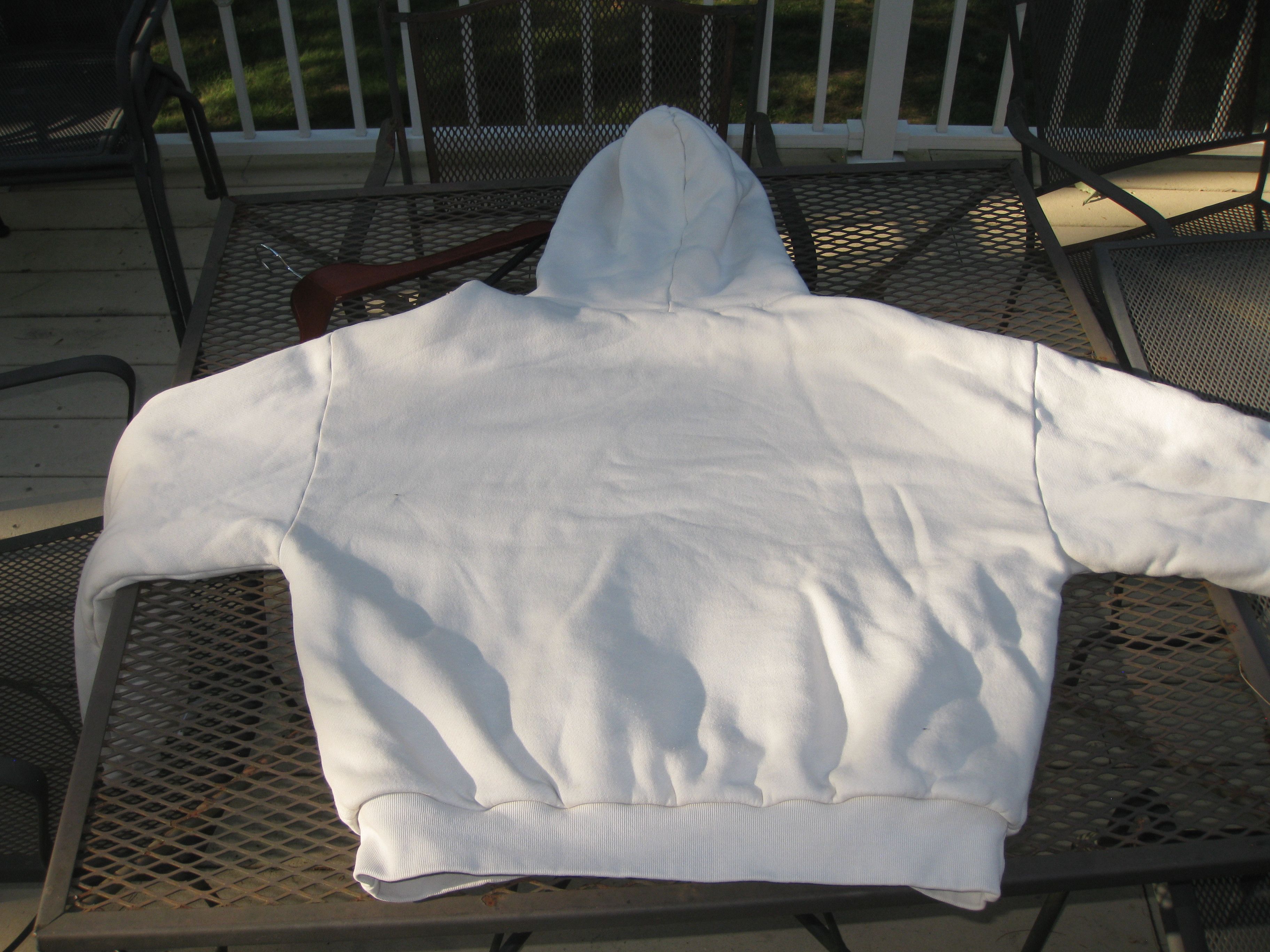 Other Velour Garments 'ECRU' 1000 GSM Double Hoodie Size US M / EU 48-50 / 2 - 2 Thumbnail