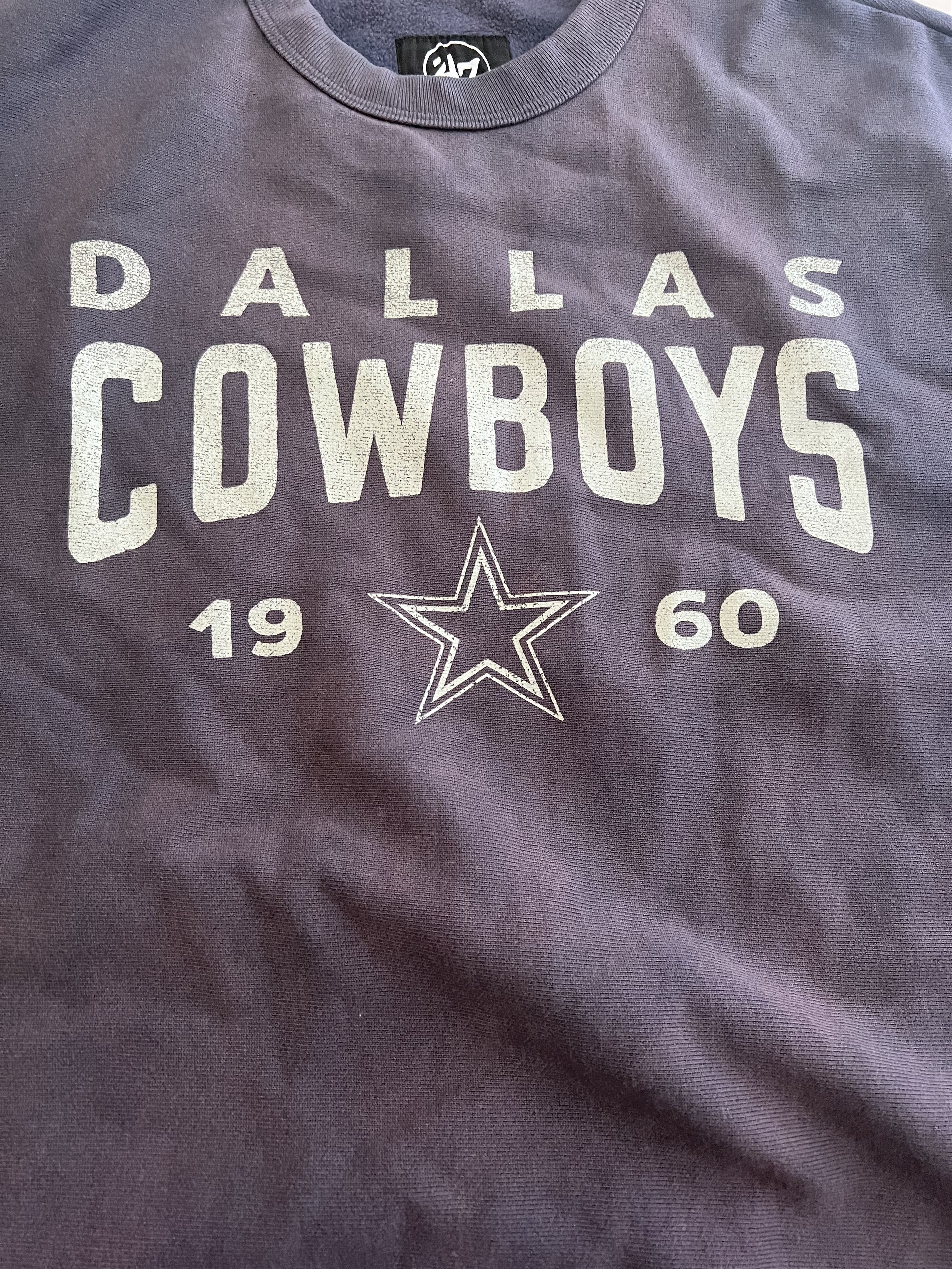 NFL Men’s ‘47 Brand NFL Dallas Cowboys Crewneck Sz Medium Size US M / EU 48-50 / 2 - 2 Thumbnail