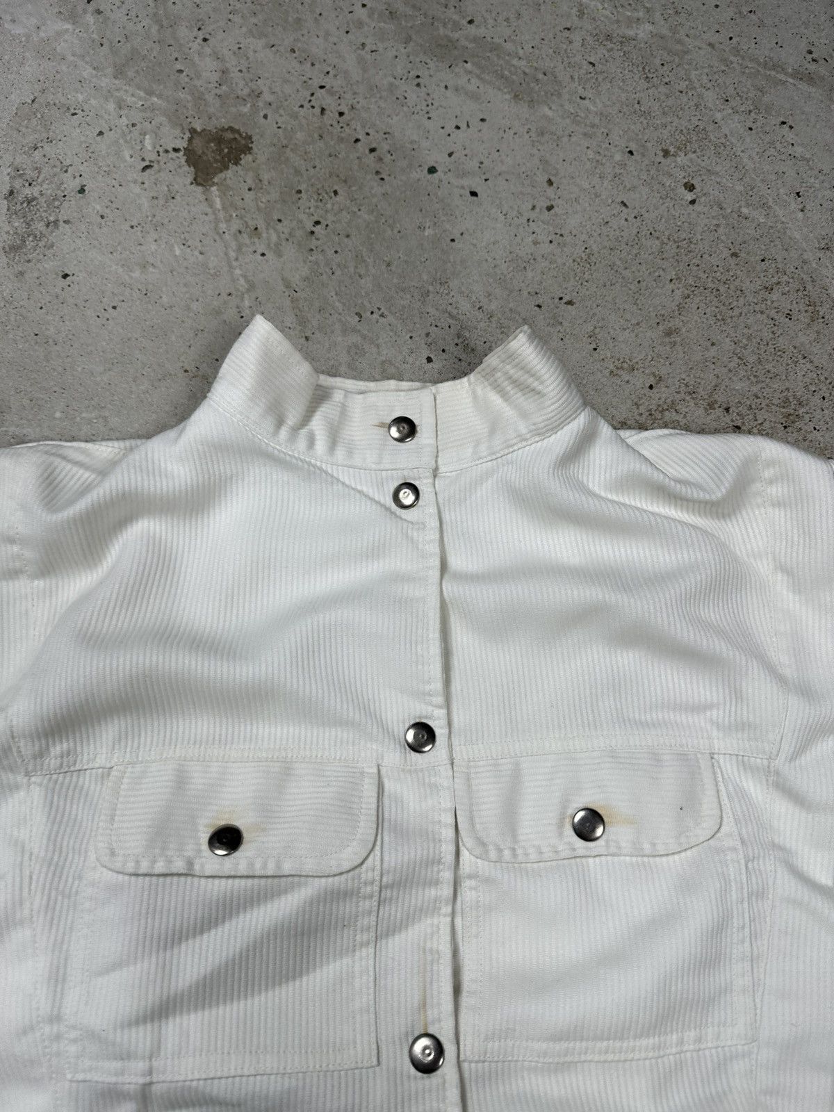 If Six Was Nine × Japanese Brand × Le Grande Bleu (L.G.B.) Vintage Y2K White Boxy Fit Bomber Jacket archive Size US L / EU 52-54 / 3 - 10 Thumbnail