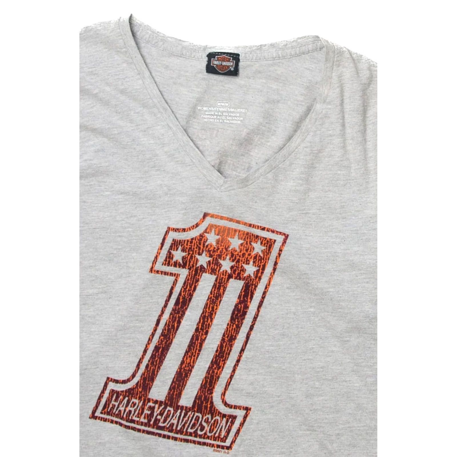 Vintage VINTAGE Louisville Harley Davidson T-Shirt Grey Medium Unisex Adults Size US M / EU 48-50 / 2 - 2 Thumbnail