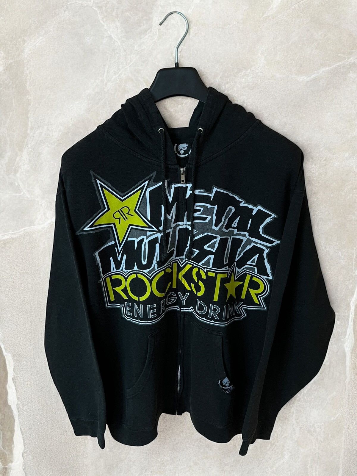 Band Tees × Metal Mulisha × Vintage METAL MULISHA ROCKSTAR Energy Tour vintage Hoodie 00s band Size US L / EU 52-54 / 3 - 4 Thumbnail
