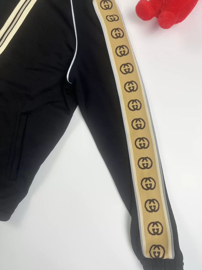 Gucci Gucci Black 3m reflective string logo school uniform jacket Size US S / EU 44-46 / 1 - 3 Thumbnail