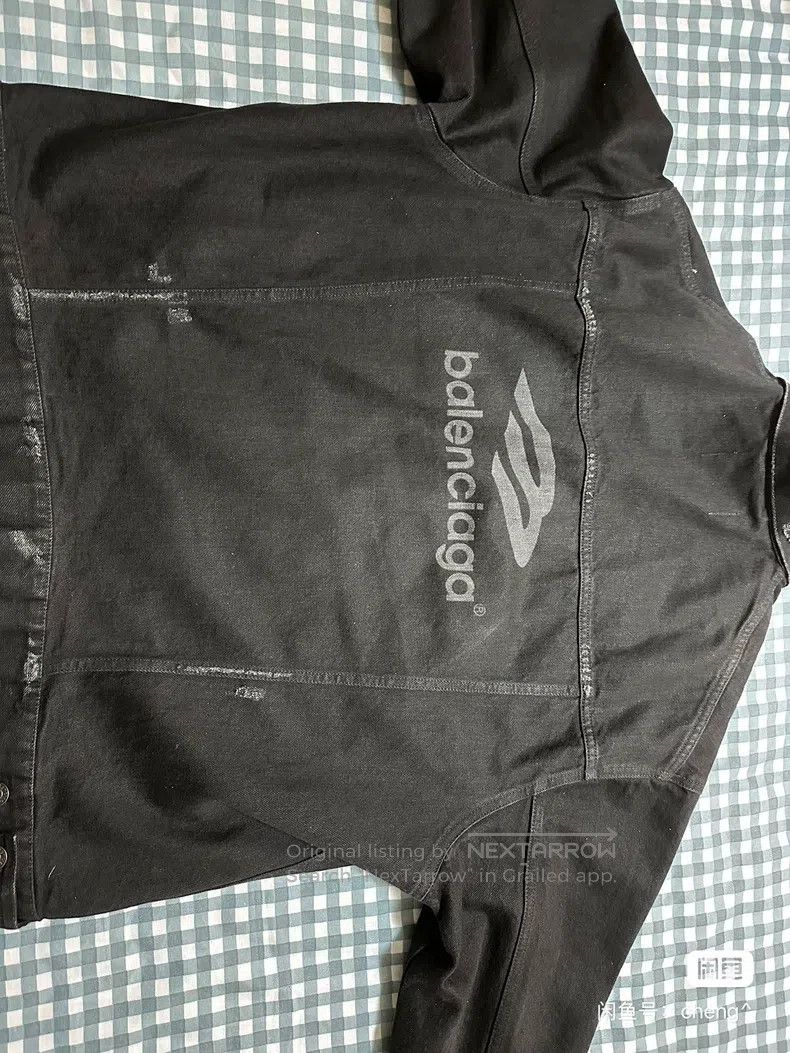 Balenciaga Balenciaga Denim Jacket Size US XS / EU 42 / 0 - 2 Thumbnail