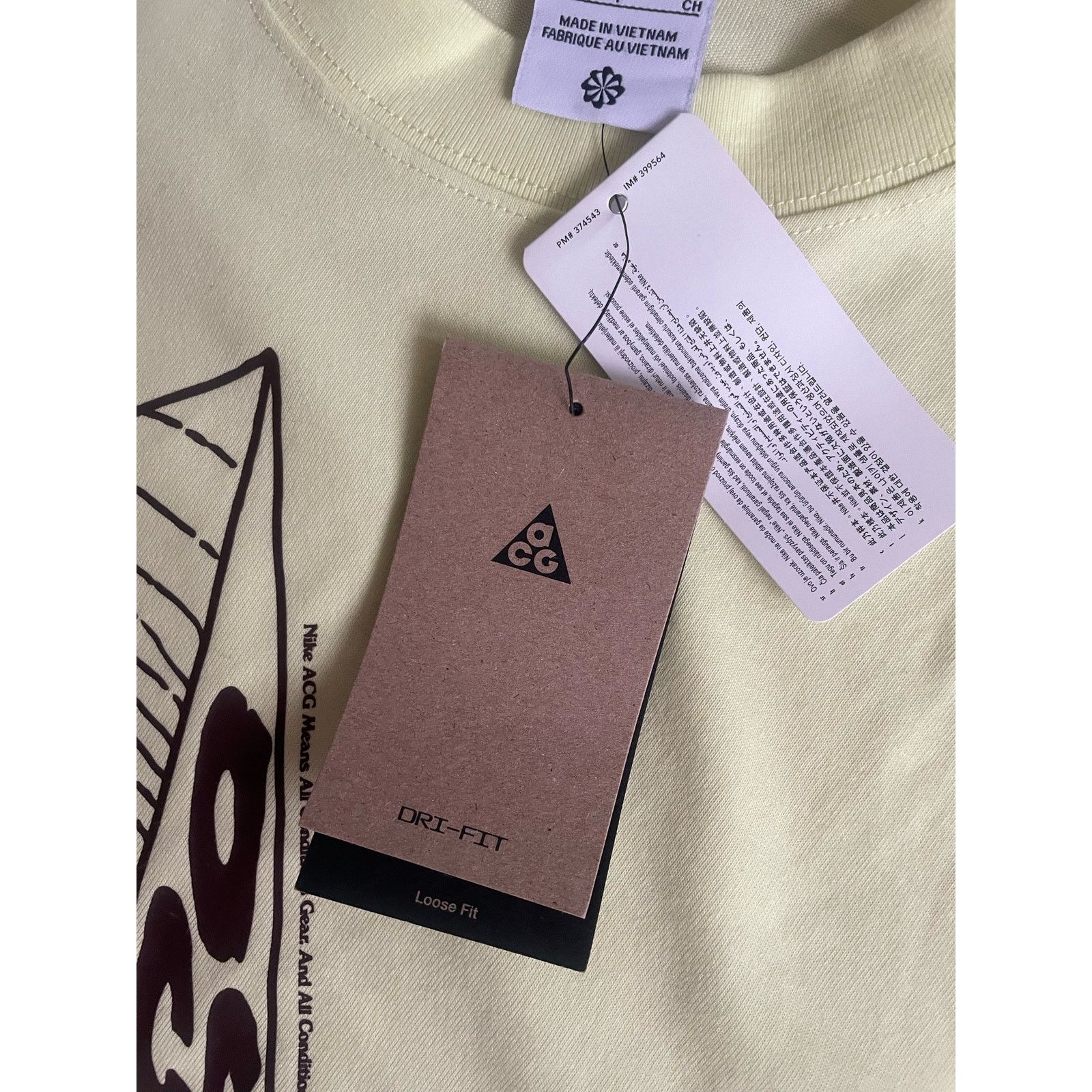 Nike NWT Nike Men's ACG Changing Eye T-Shirt Sh White Size Small Size US S / EU 44-46 / 1 - 6 Thumbnail