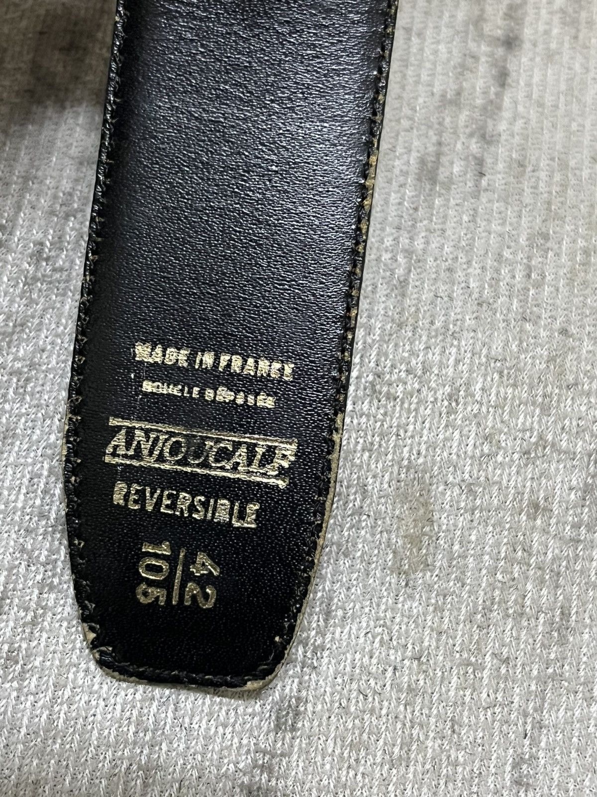 Lanvin Vintage 80s lanvin riversible leather belt Size ONE SIZE - 7 Thumbnail