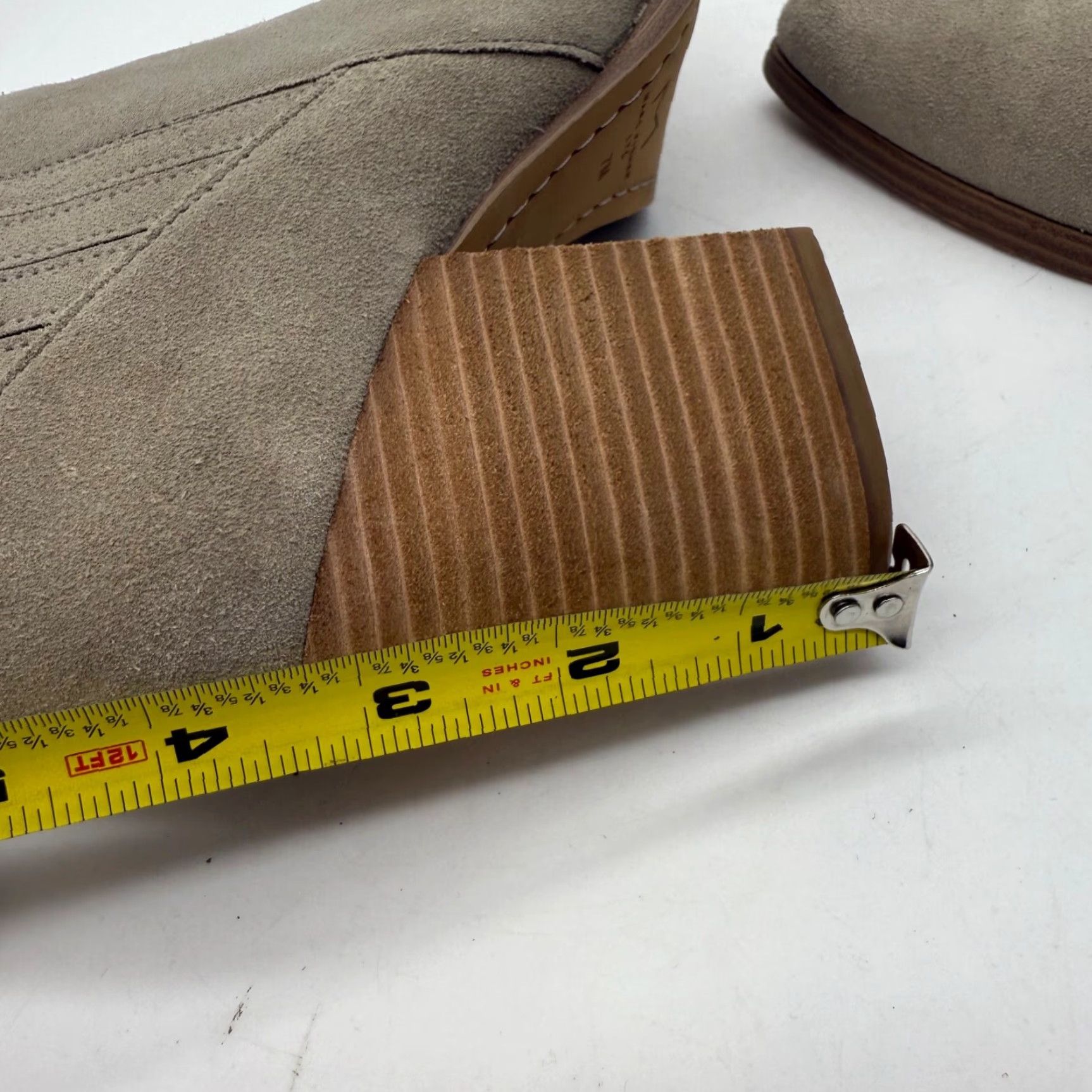 Marc Fisher Marc Fisher Womens Bootie Suede Gray Pointed Toe Block Heel Ankle Bootie Sz 7 Size US 7 / IT 37 - 2 Thumbnail