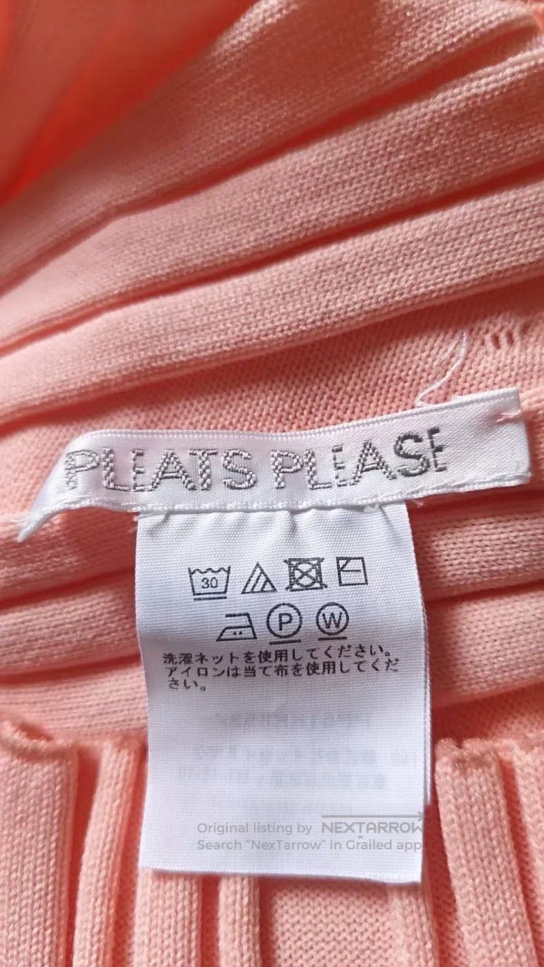 Issey Miyake Issey Miyake size:one size Orange-Pink Knit Top Size XXS / US 00 / IT 34 - 3 Thumbnail