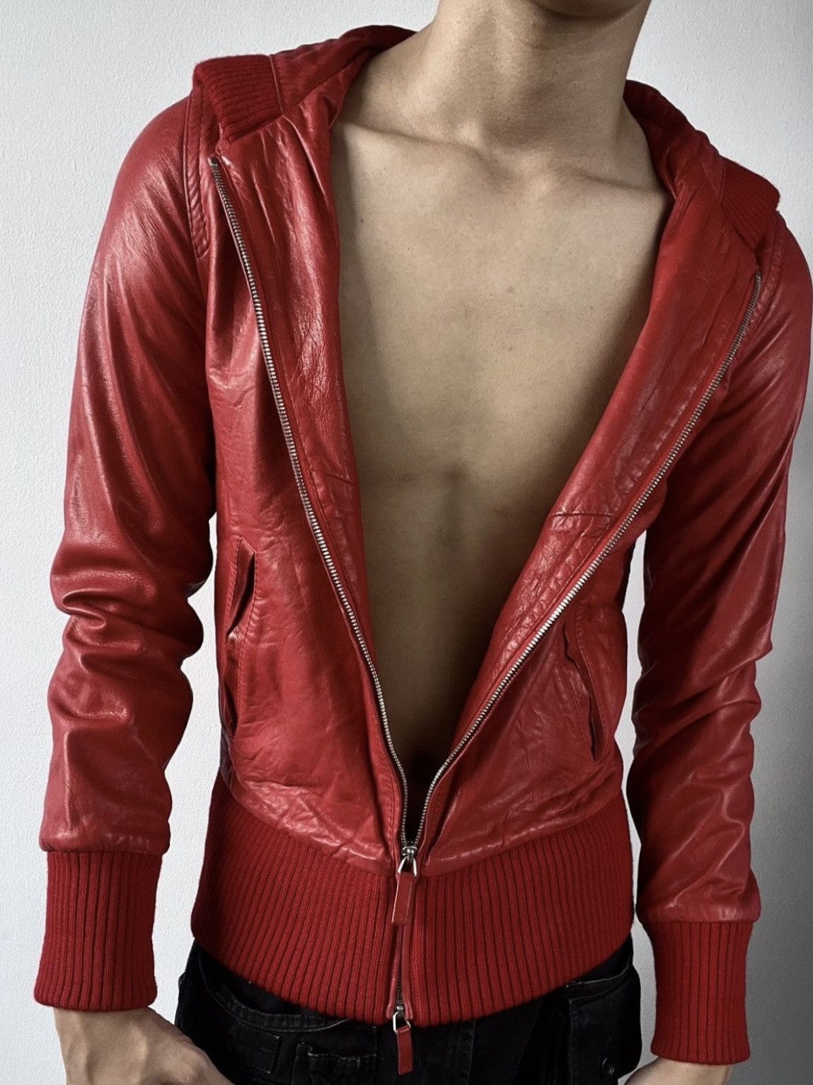 Y-3 Y-3 Yohji Yamamoto Leather Jacket Size US S / EU 44-46 / 1 - 3 Thumbnail