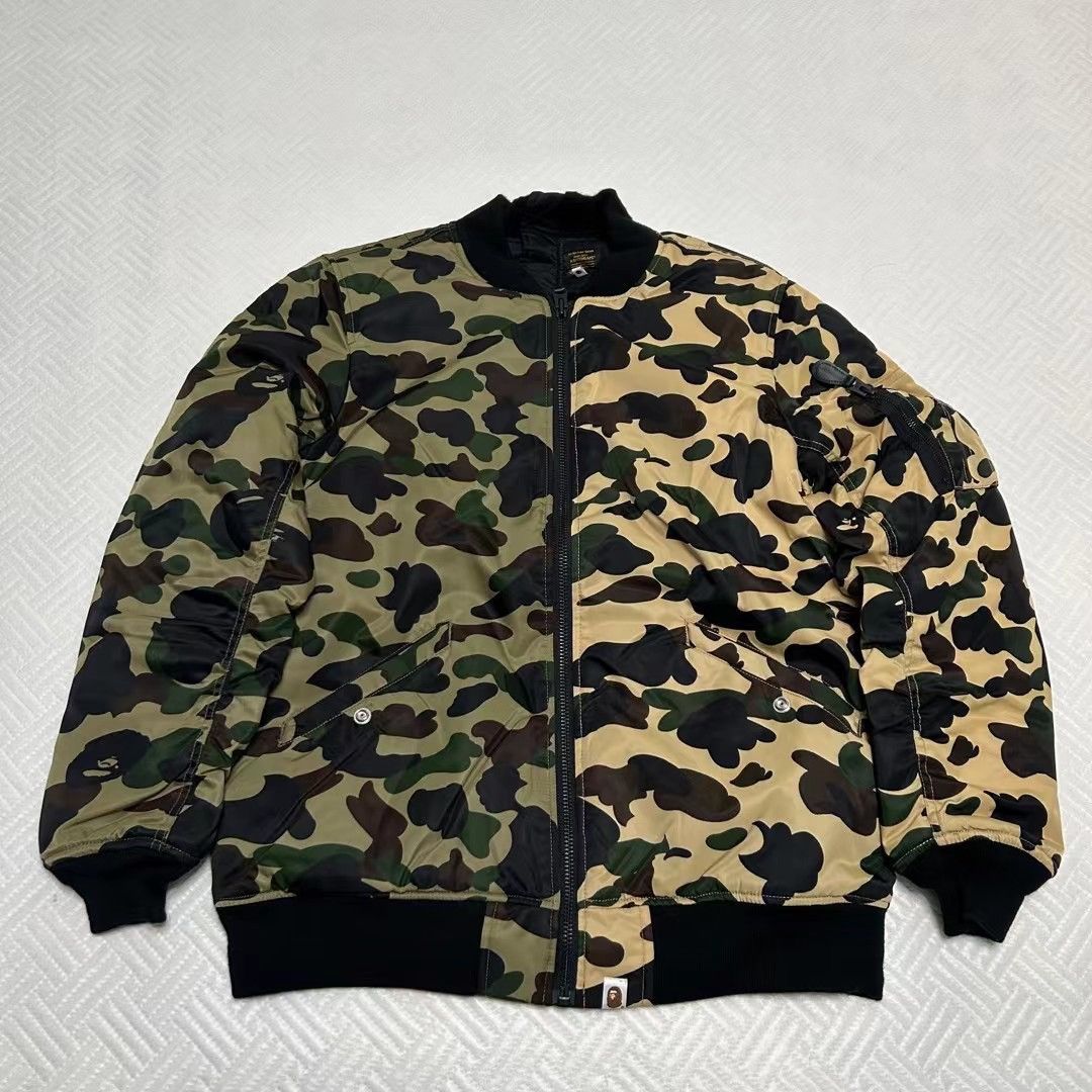 Bape BAPE CAMO MA-1 JACKET Size US L / EU 52-54 / 3 - 1 Thumbnail