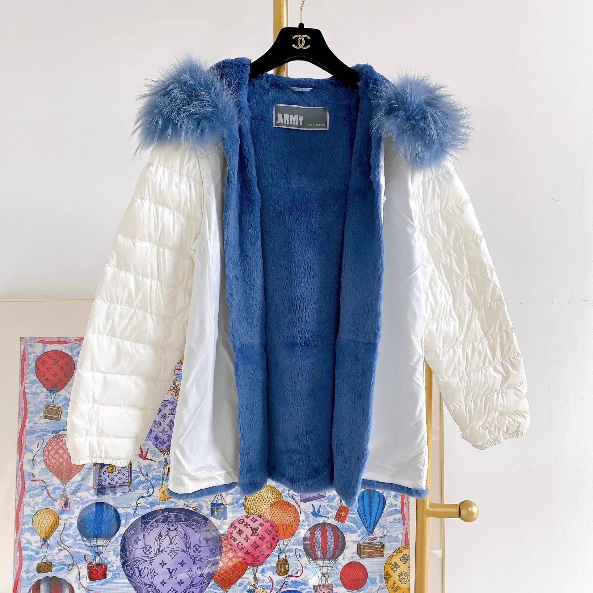 Yves Salomon Yves Salomon blue denim jacket removable inner 36 Size XS / US 0-2 / IT 36-38 - 5 Thumbnail