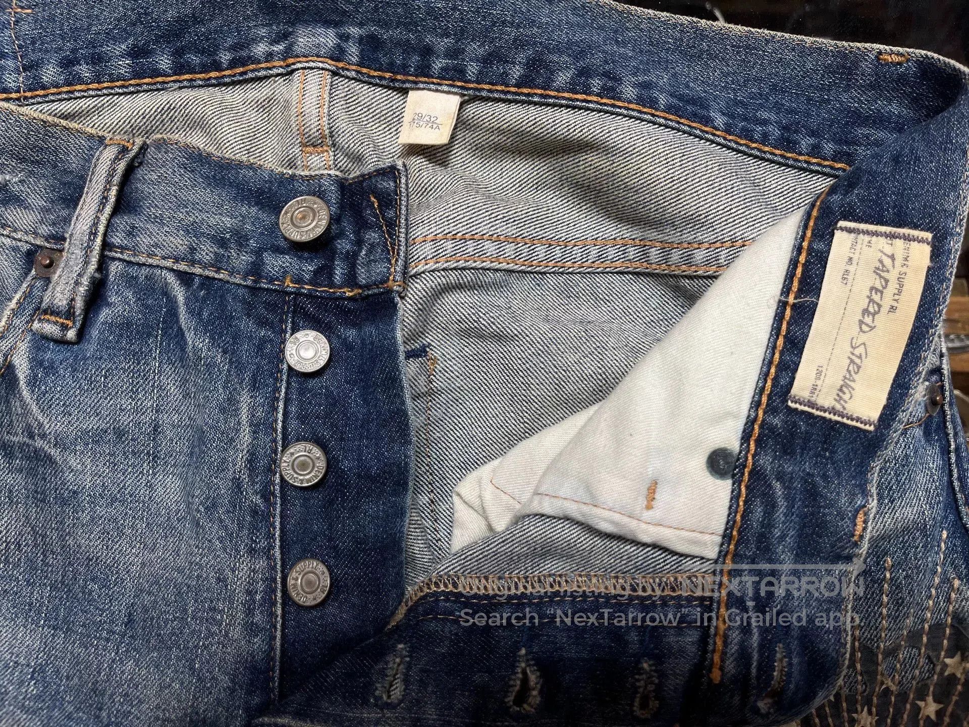 RRL Ralph Lauren distressed double rl jeans by ralph lauren. Size US 29 - 4 Thumbnail