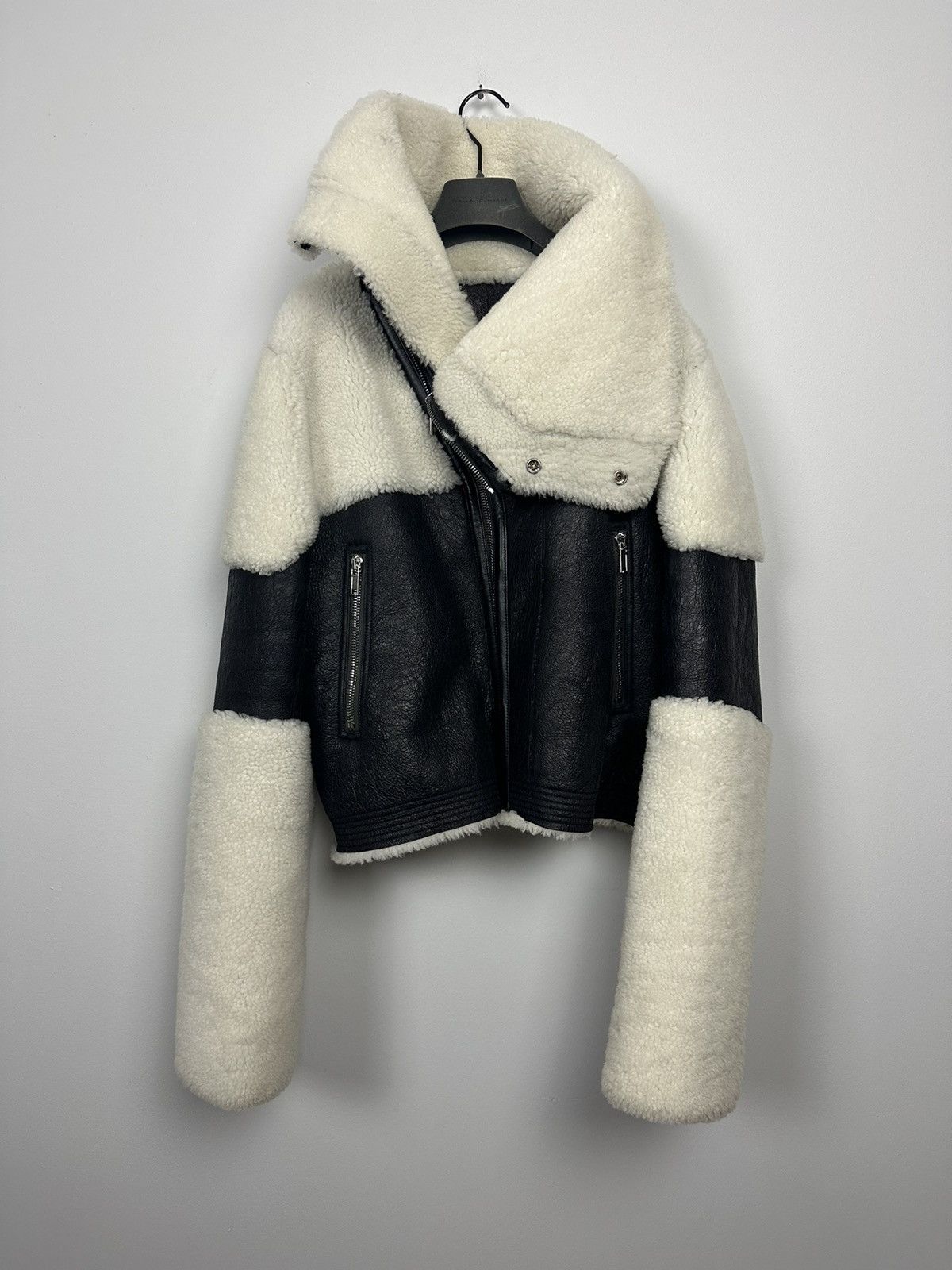 Rick Owens FW21 ‘GETHSEMANE’ Shearling Keith Jacket Size US L / EU 52-54 / 3 - 6 Thumbnail