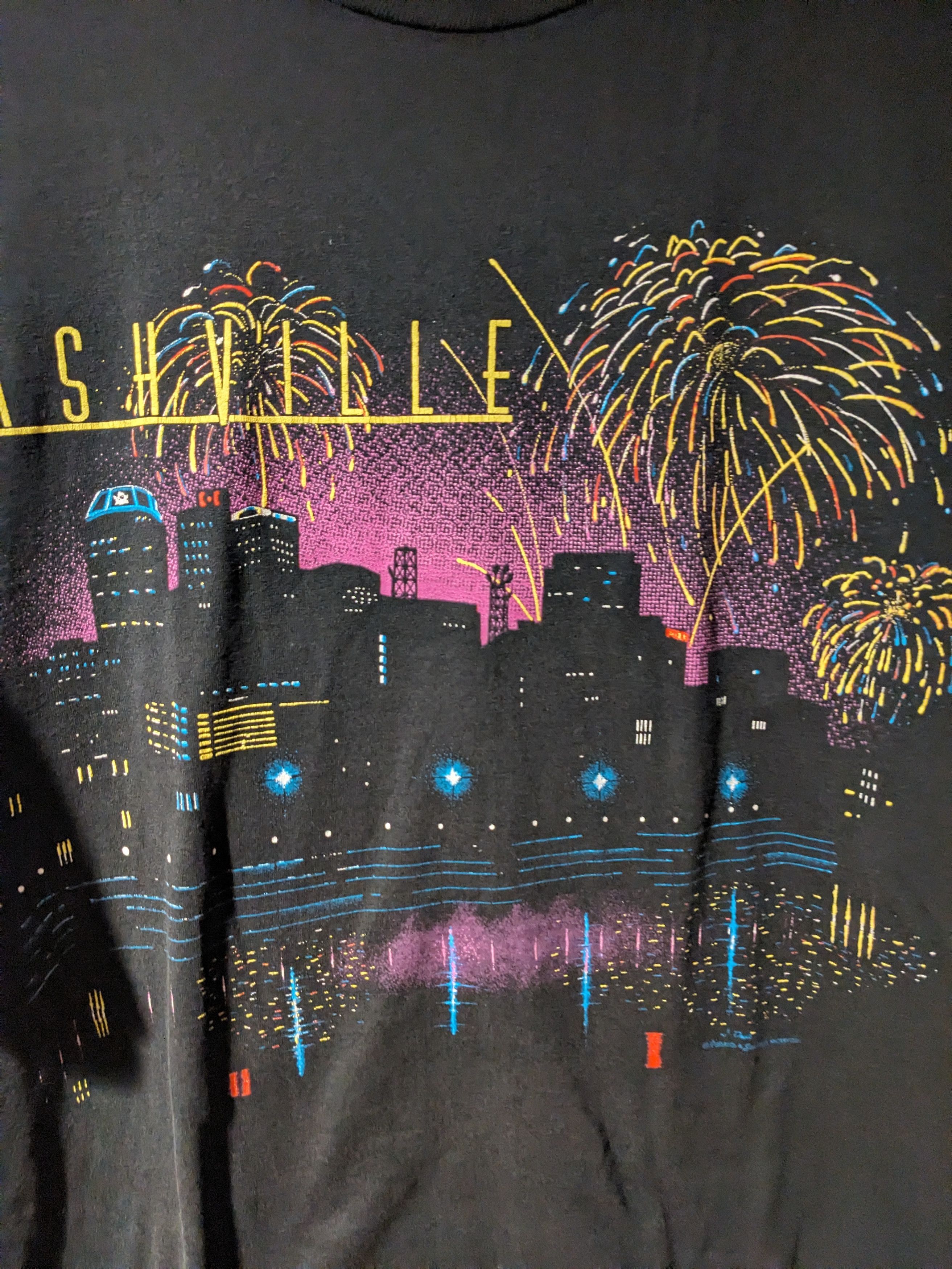 Jerzees Vintage 90s Nashville Tennessee John Seigenthaler T-Shirt Size US XL / EU 56 / 4 - 2 Thumbnail