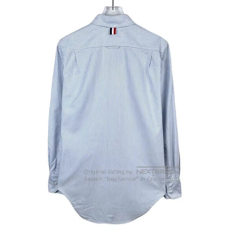 Thom Browne Thom Browne Striped Cotton Shirt with Tie . Size S / US 4 / IT 40 - 2 Thumbnail