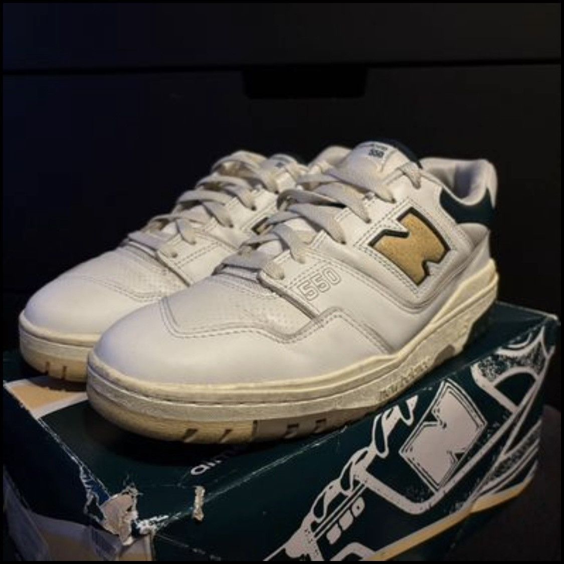Aime Leon Dore × New Balance Aime Leon Dore New Balance 550 Size 9.5 Green Yellow White Size US 9.5 / EU 42-43 - 4 Thumbnail