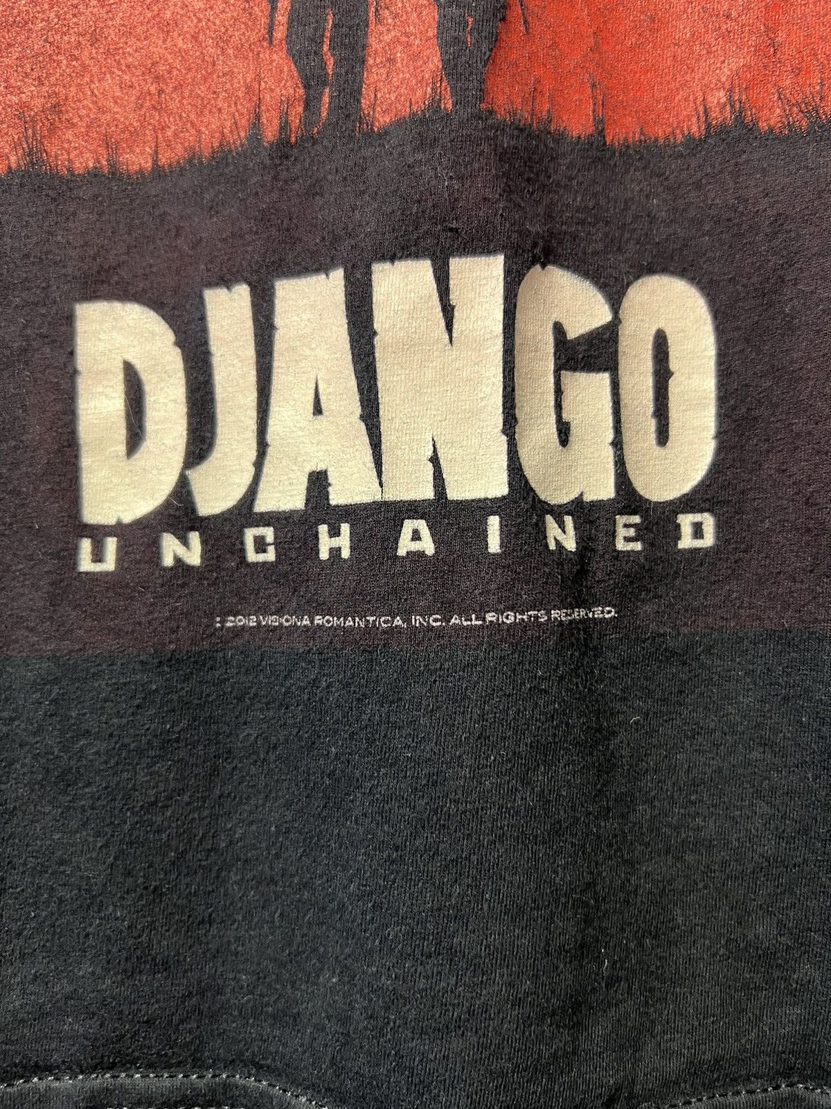 Band Tees Django Unchained First Movie Poster Print 2012 T-Shirt Size US S / EU 44-46 / 1 - 5 Thumbnail