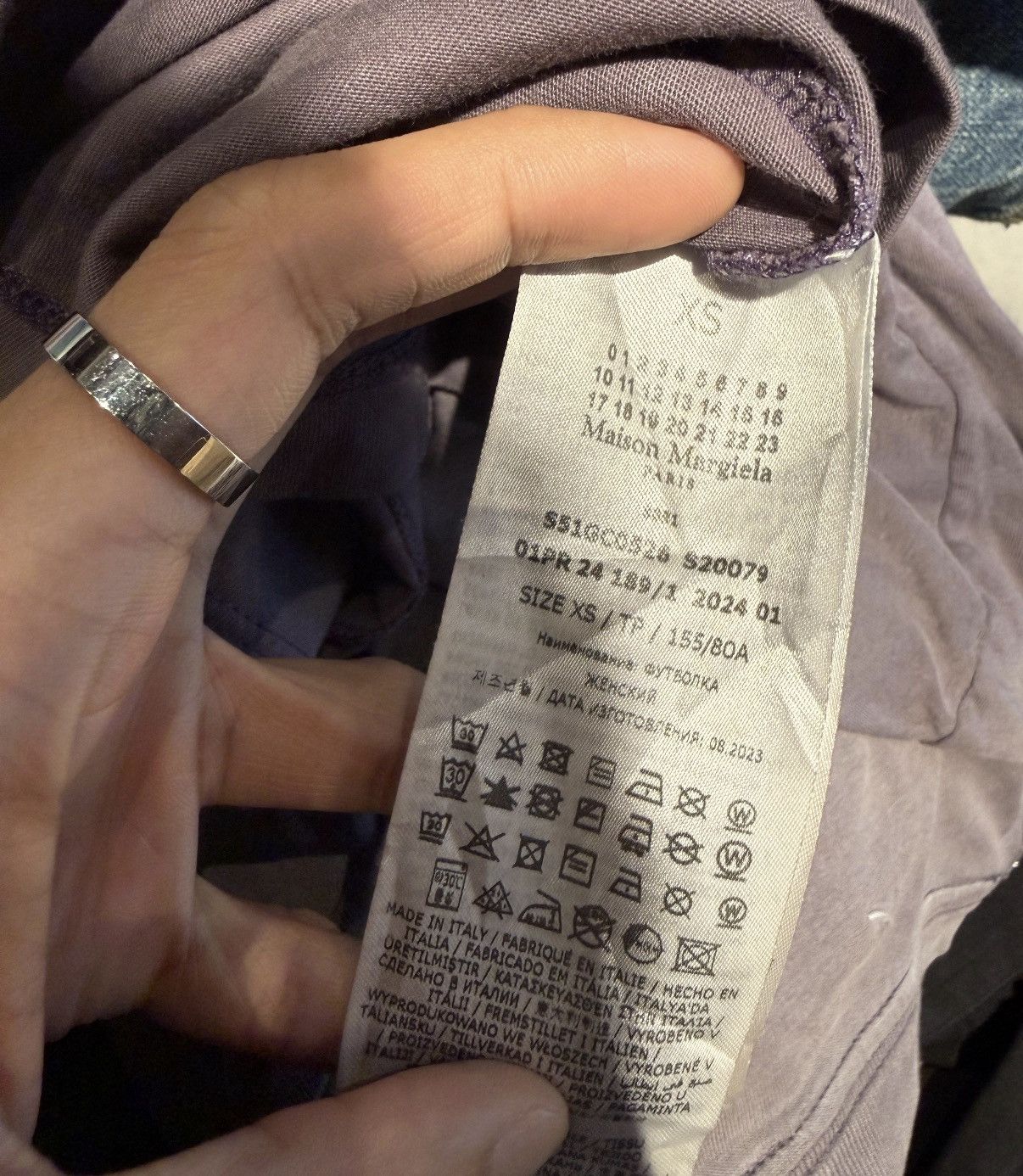 Maison Margiela Maison Margiela Logo Tshirt Size US XS / EU 42 / 0 - 4 Thumbnail